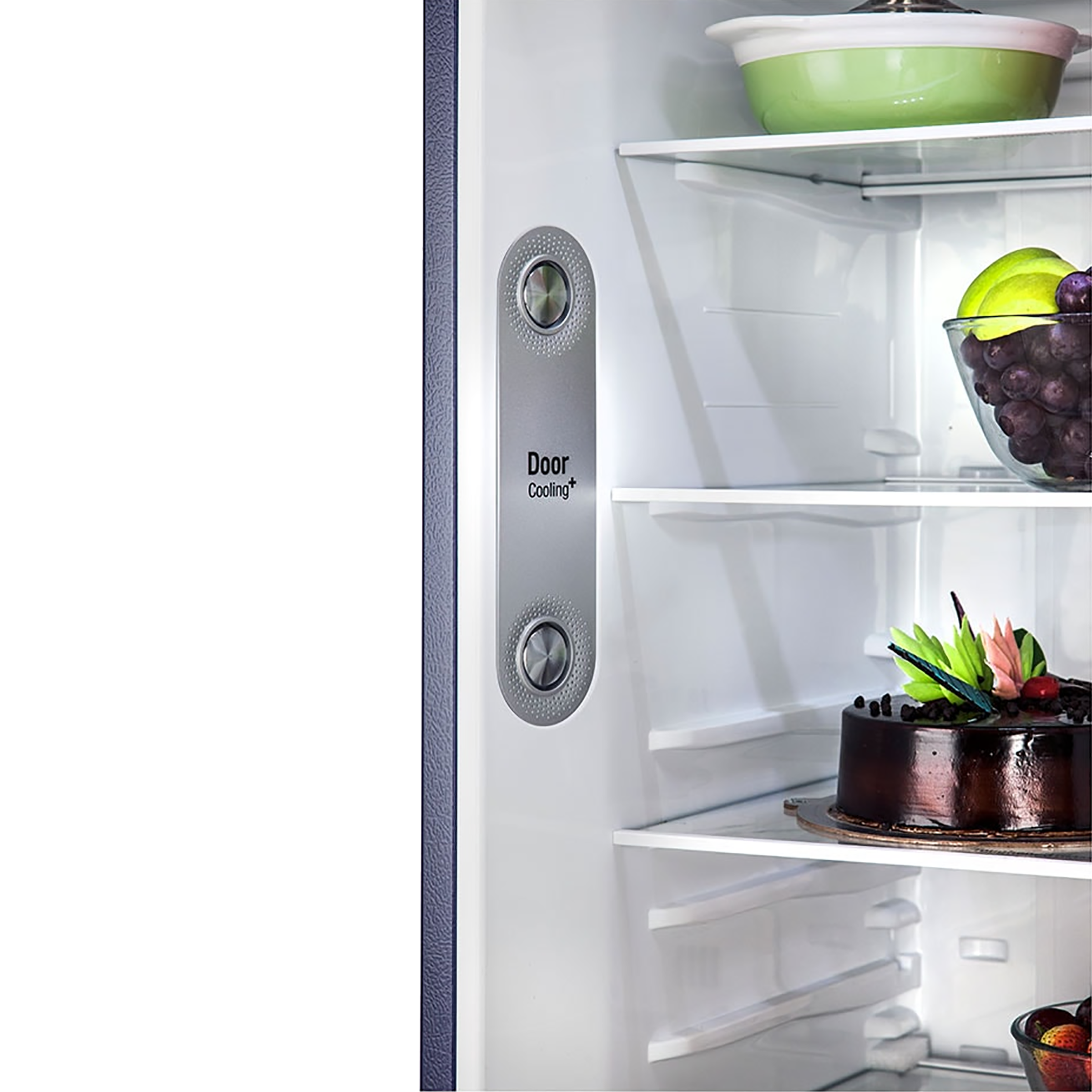 LG 308 Litres 2 Star Frost Free Double Door Convertible Refrigerator with Multi Air Flow System (GL-T322RBCY.ABCZEB, Blue Charm)_7