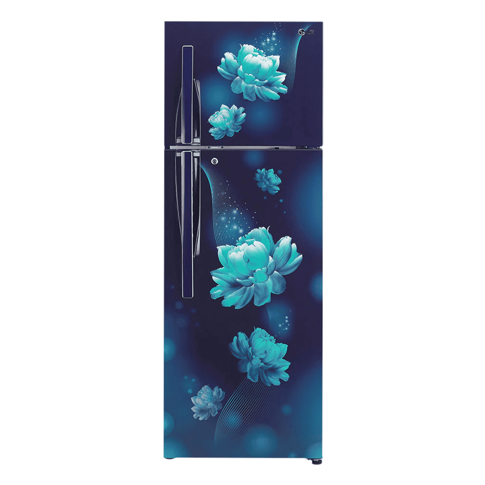 LG 308 Litres 2 Star Frost Free Double Door Convertible Refrigerator with Multi Air Flow System (GL-T322RBCY.ABCZEB, Blue Charm)_1