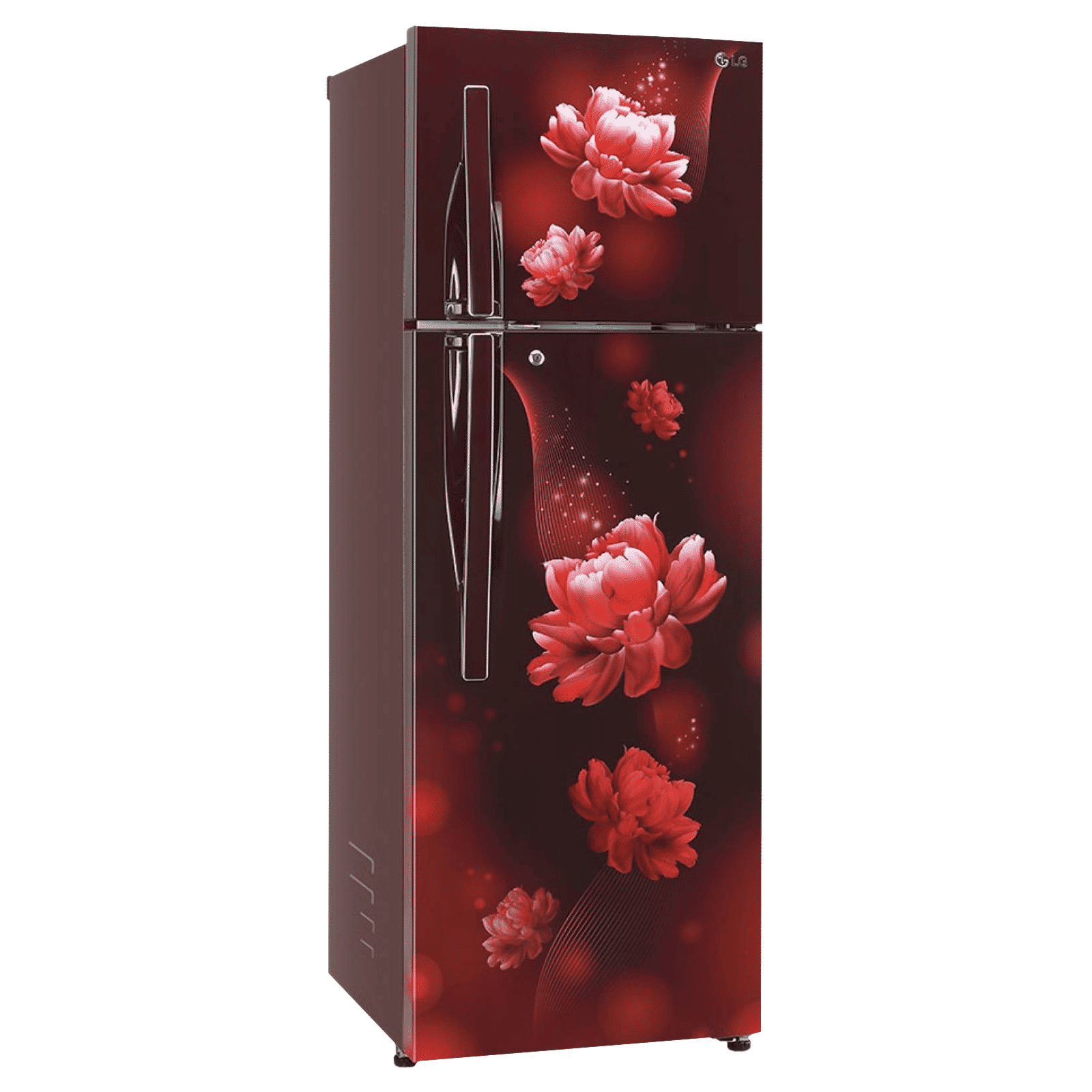 LG 288 Litres 2 Star Frost Free Double Door Convertible Refrigerator with Multi Air Flow System (GL-T322RSCY.ASCZEB, Scarlet Charm)_12