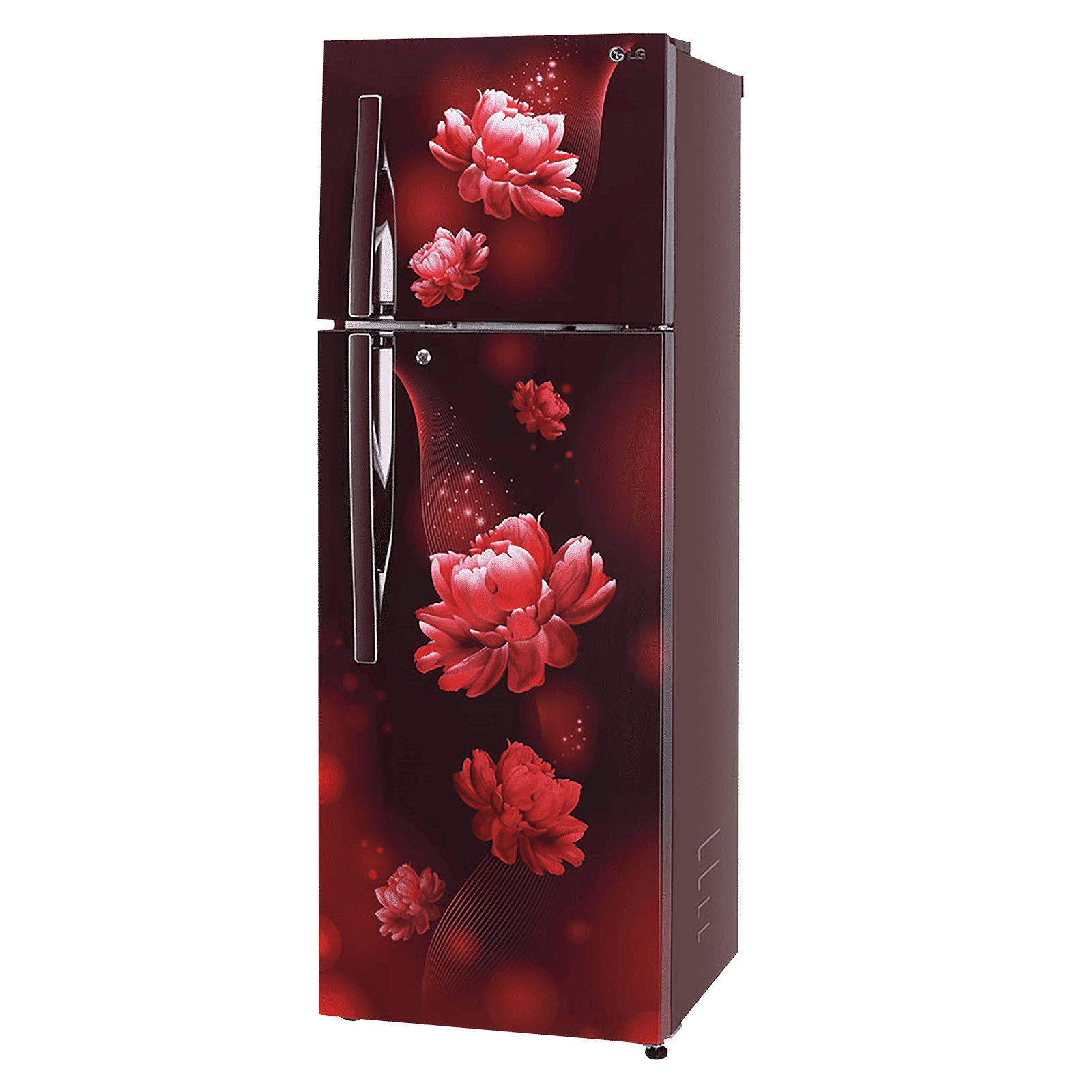 LG 288 Litres 2 Star Frost Free Double Door Convertible Refrigerator with Multi Air Flow System (GL-T322RSCY.ASCZEB, Scarlet Charm)_4