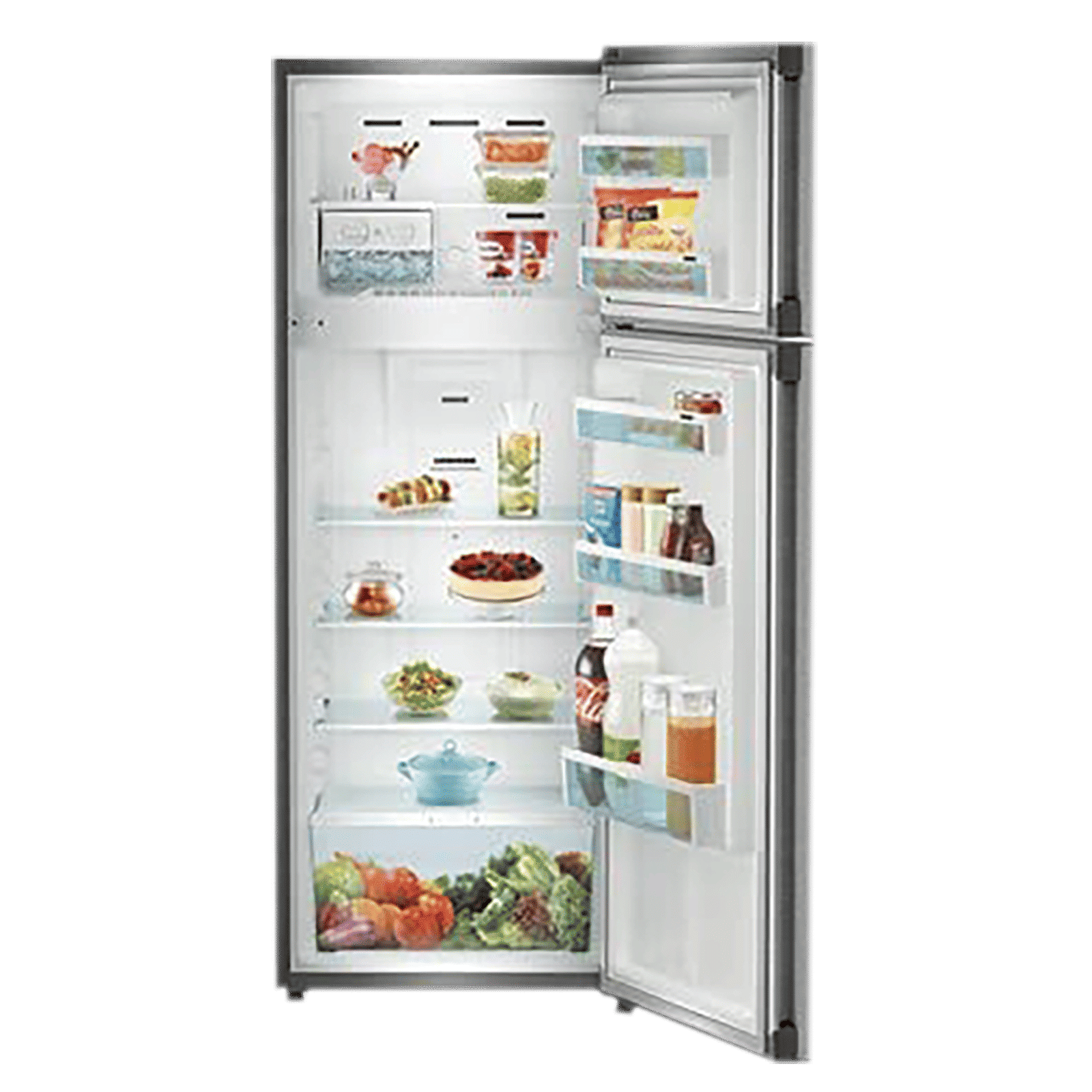 LIEBHERR 290 Litres 2 Star Frost Free Double Door Refrigerator with Forced Air Cooling (TCGS 2910 Comfort, Grey Steel)_8