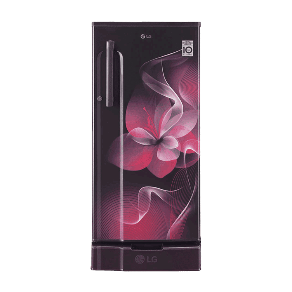 LG 188 Litres 3 Star Direct Cool Single Door Refrigerator with Stabilizer Free Operation (GL-B191KPDX.APDZEB, Purple Dazzle) LG 188 Litres 3 Star Direct Cool Single Door Refrigerator with Stabilizer Free Operation (GL-B191KPDX.APDZEB, Purple Dazzle)_1