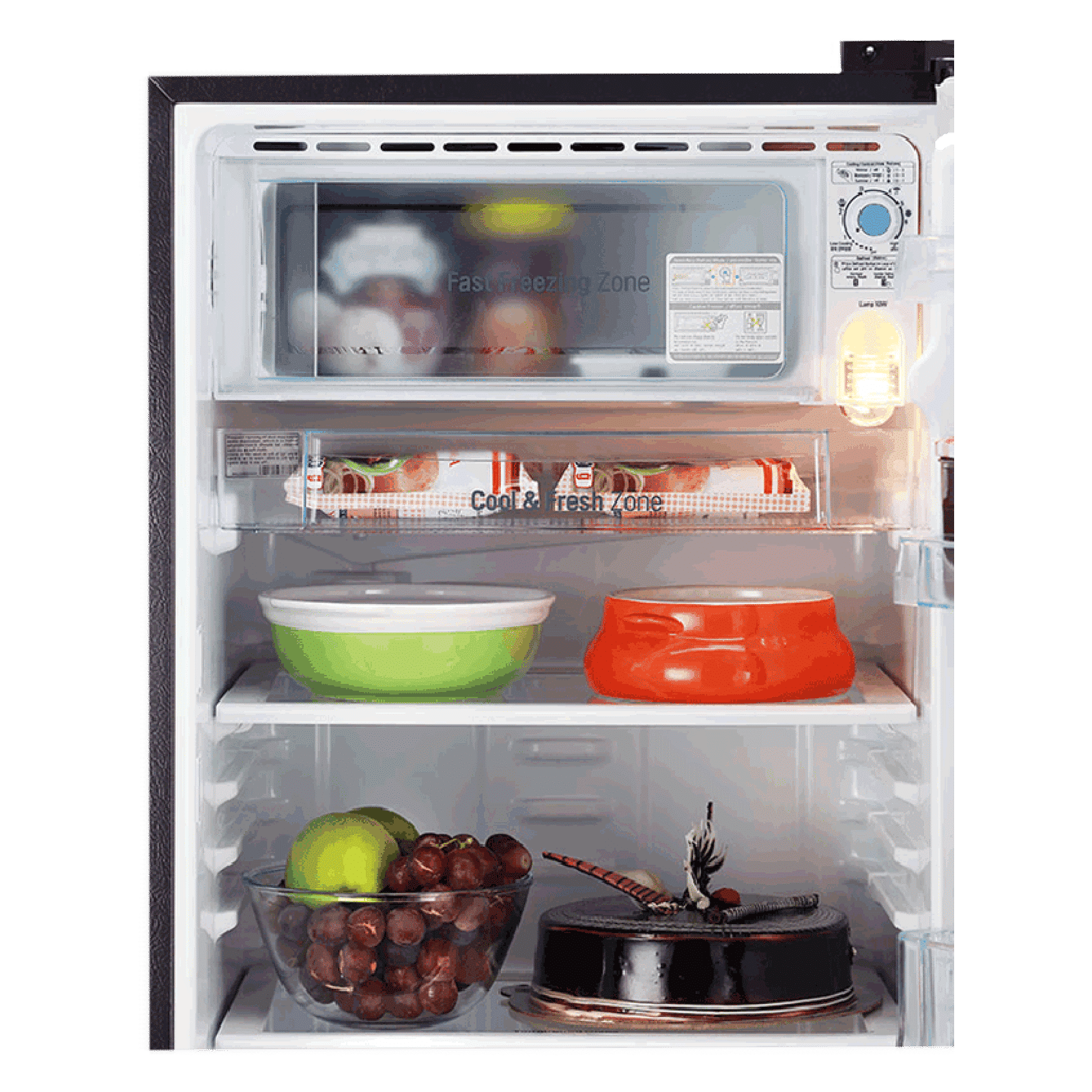 LG 188 Litres 3 Star Direct Cool Single Door Refrigerator with Stabilizer Free Operation (GL-B191KPDX.APDZEB, Purple Dazzle) LG 188 Litres 3 Star Direct Cool Single Door Refrigerator with Stabilizer Free Operation (GL-B191KPDX.APDZEB, Purple Dazzle)_7