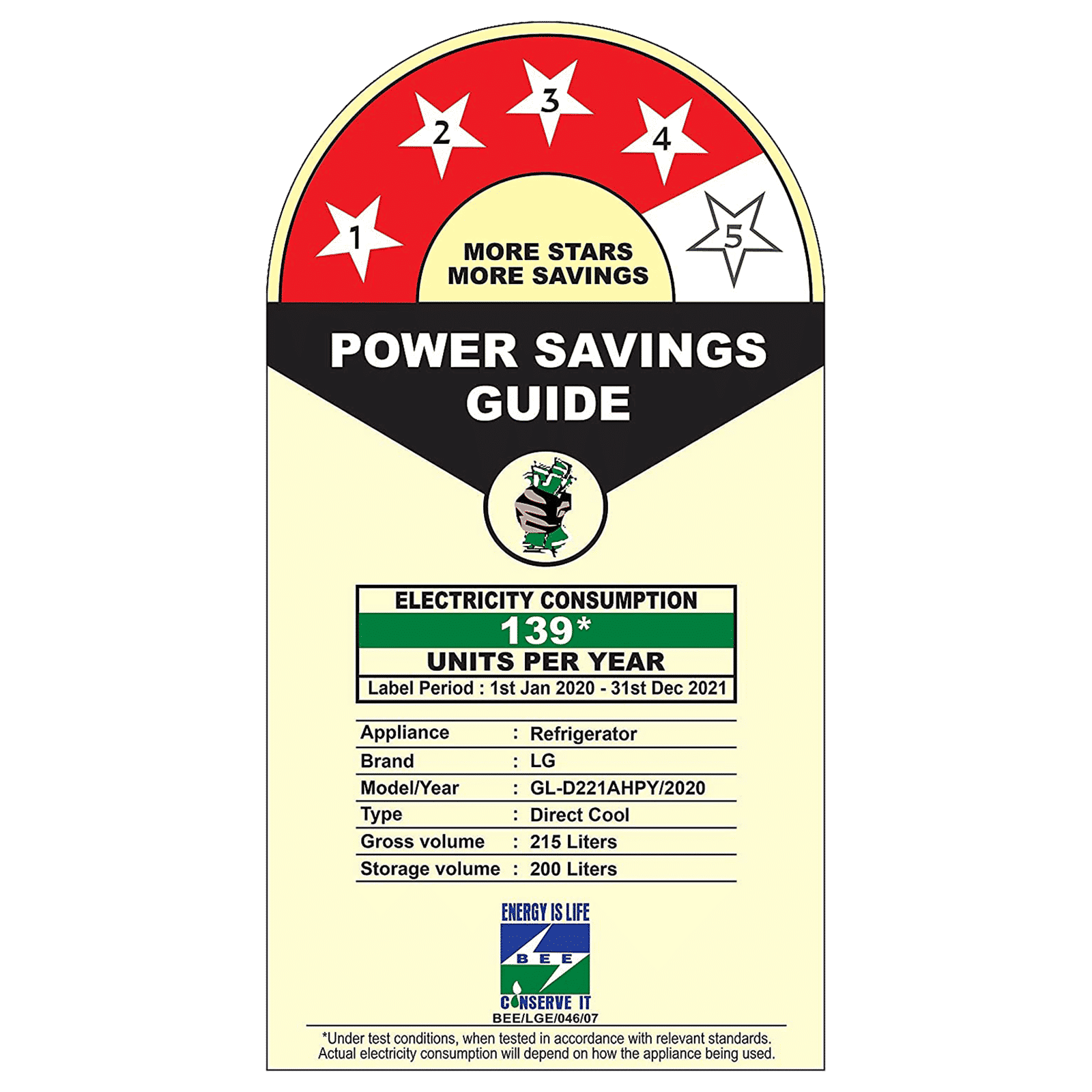 LG 215 Litres 4 Star Direct Cool Single Door Refrigerator with Stabilizer Free Operation (GL-B221AHPY.DHPZEB, Hazel Plumeria) LG 215 Litres 4 Star Direct Cool Single Door Refrigerator with Stabilizer Free Operation (GL-B221AHPY.DHPZEB, Hazel Plumeria)_8