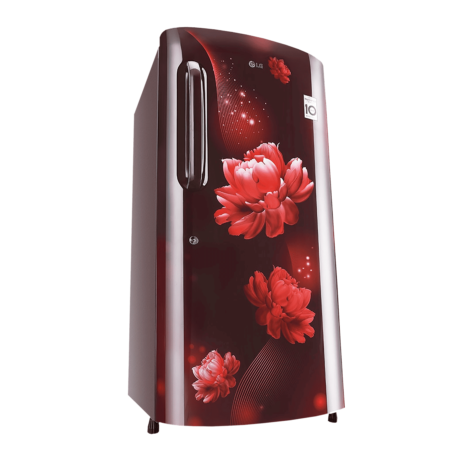 LG 205 Litres 4 Star Direct Cool Single Door Refrigerator with Stabilizer Free Operation (GL-B221ASCY.DSCZEB, Scarlet Charm) LG 205 Litres 4 Star Direct Cool Single Door Refrigerator with Stabilizer Free Operation (GL-B221ASCY.DSCZEB, Scarlet Charm)_9
