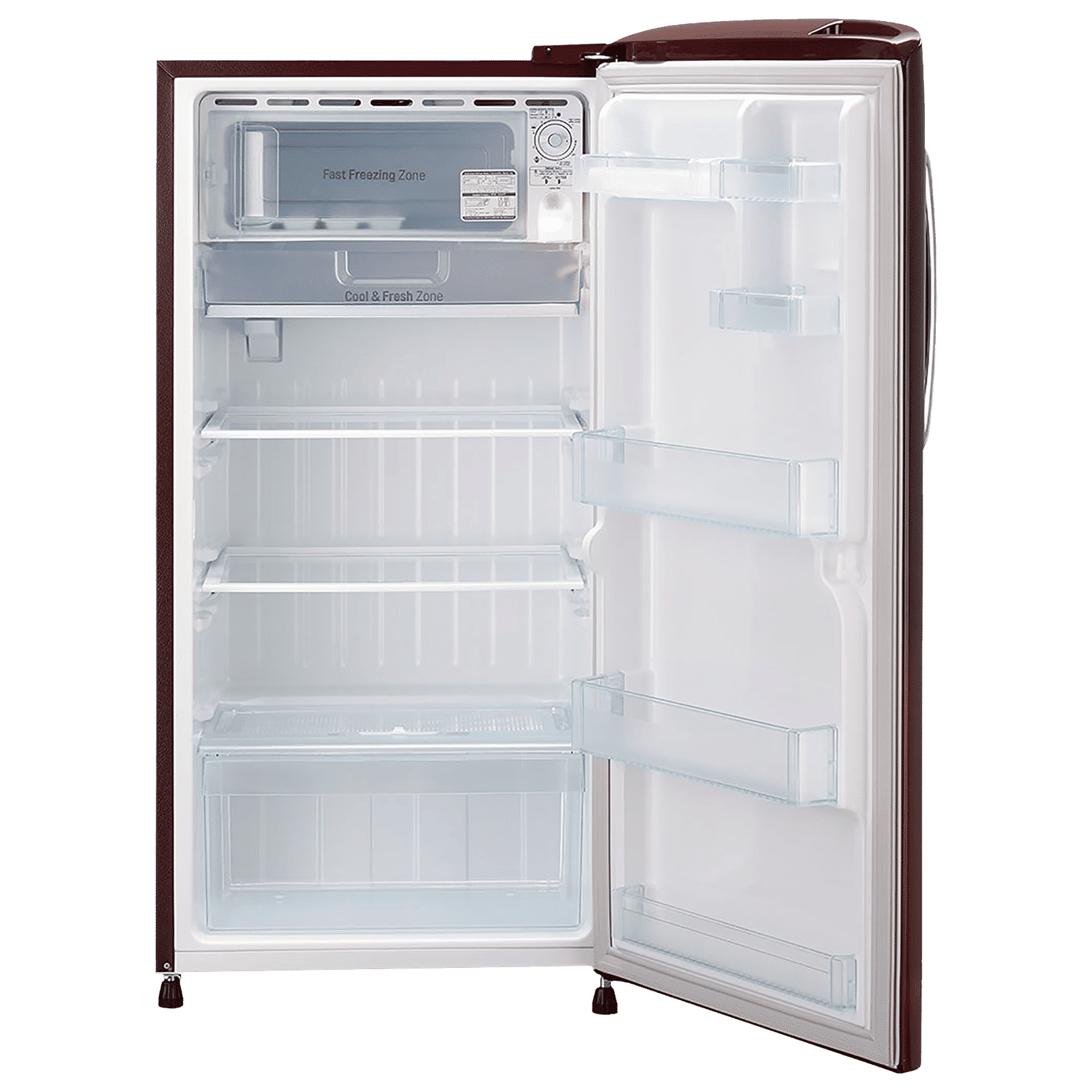 LG 205 Litres 4 Star Direct Cool Single Door Refrigerator with Stabilizer Free Operation (GL-B221ASCY.DSCZEB, Scarlet Charm) LG 205 Litres 4 Star Direct Cool Single Door Refrigerator with Stabilizer Free Operation (GL-B221ASCY.DSCZEB, Scarlet Charm)_4