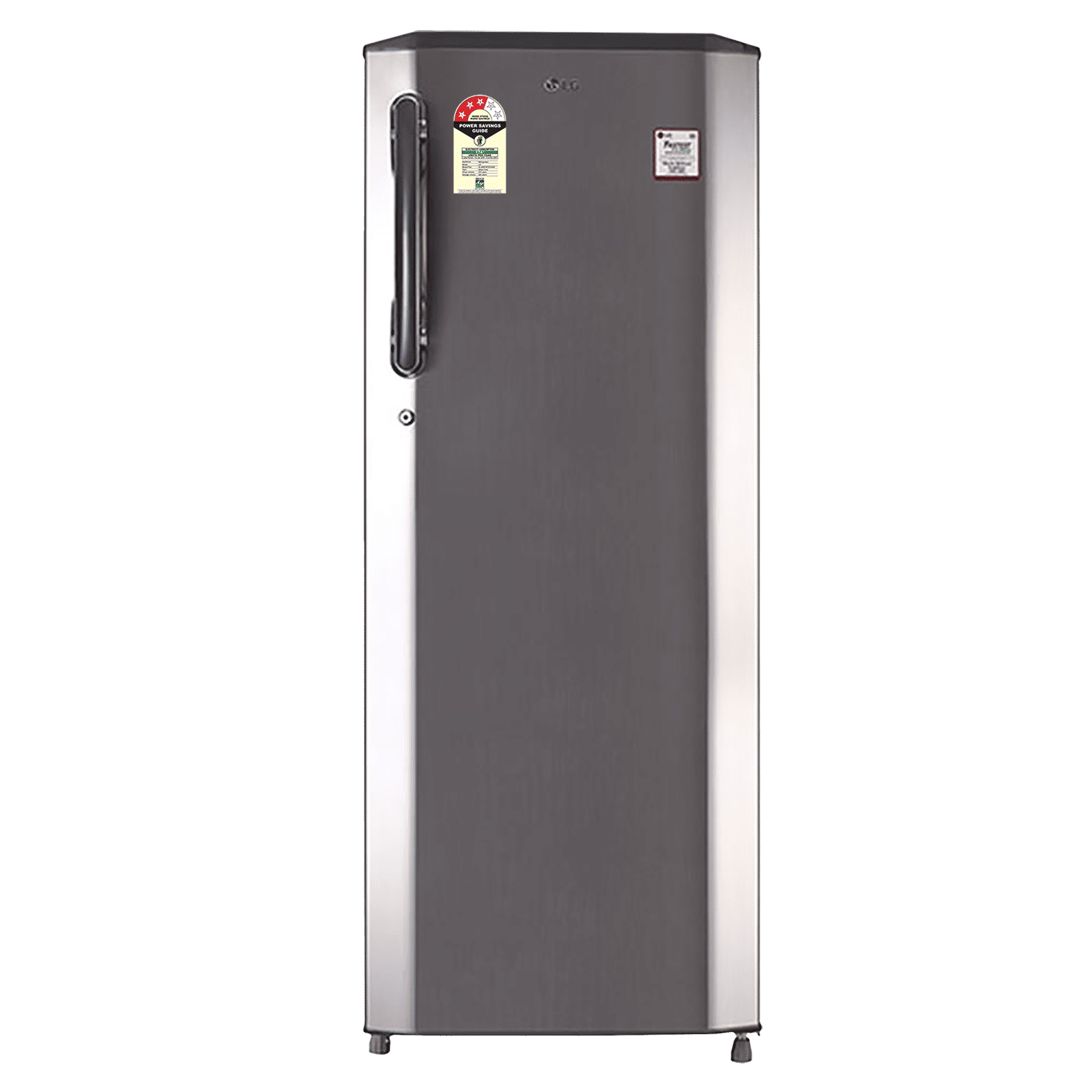 LG 261 Litres 3 Star Direct Cool Single Door Refrigerator with Stabilizer Free Operation (GL-B281BPZX.DPZZEB, Shiny Steel)_1