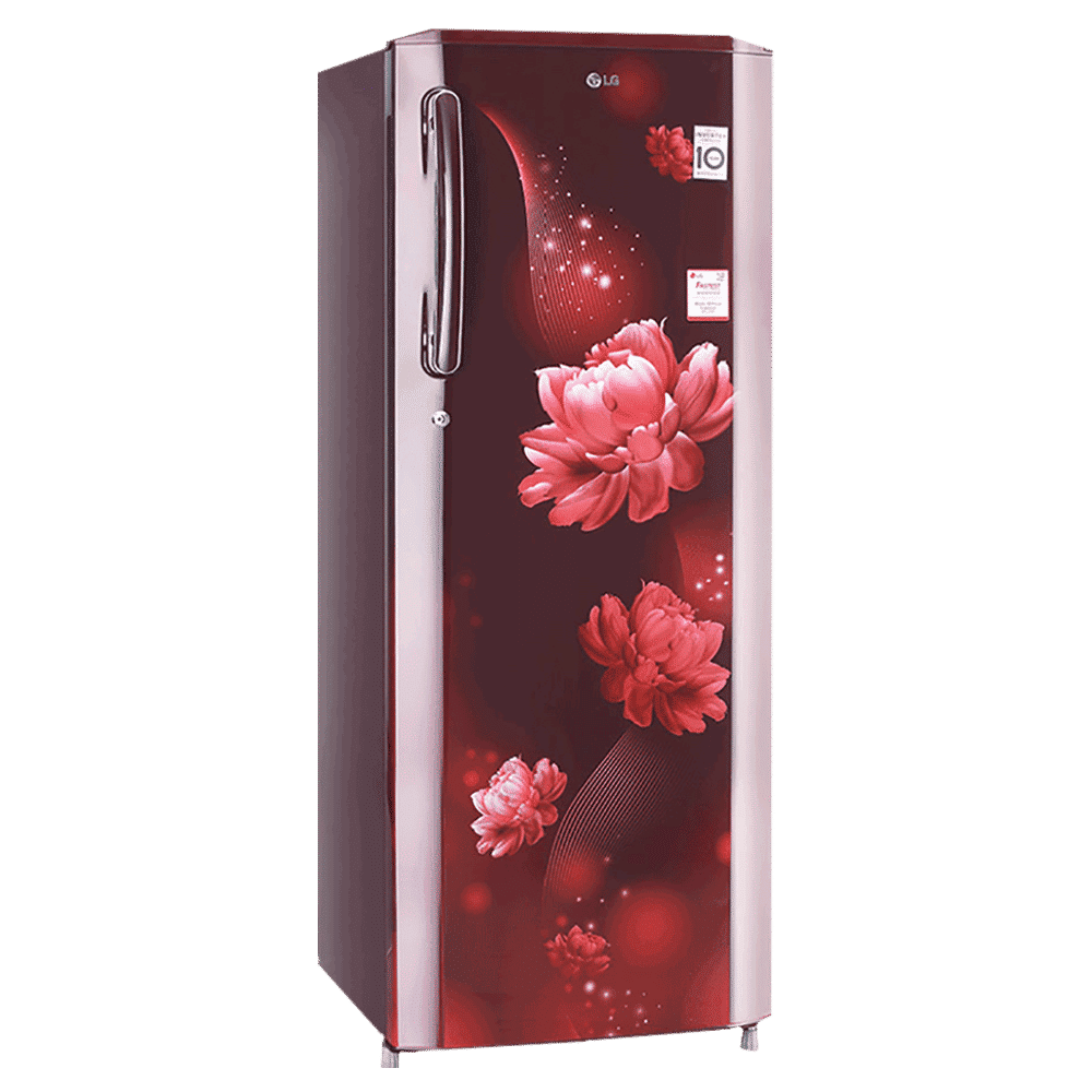 LG 261 Litres 3 Star Direct Cool Single Door Refrigerator with Stabilizer Free Operation (GL-B281BSCX.DSCZEB, Scarlet Charm)_16