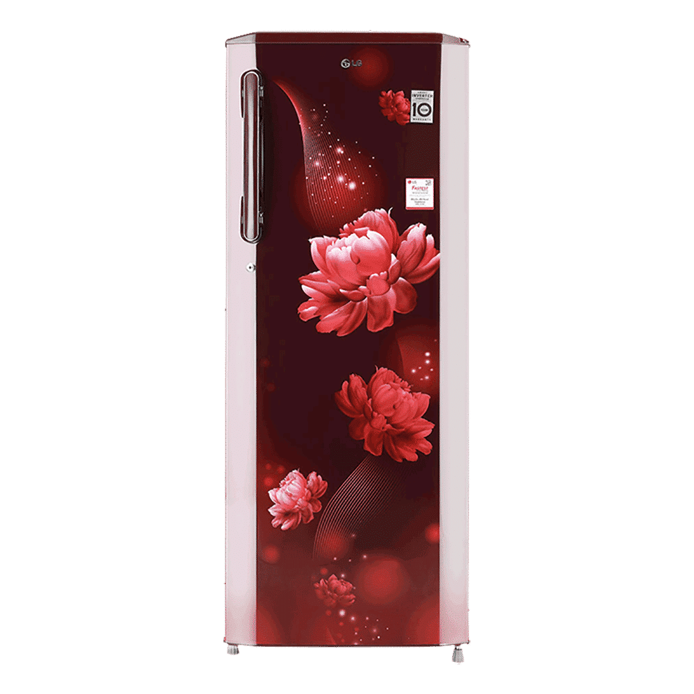 LG 261 Litres 3 Star Direct Cool Single Door Refrigerator with Stabilizer Free Operation (GL-B281BSCX.DSCZEB, Scarlet Charm)_18