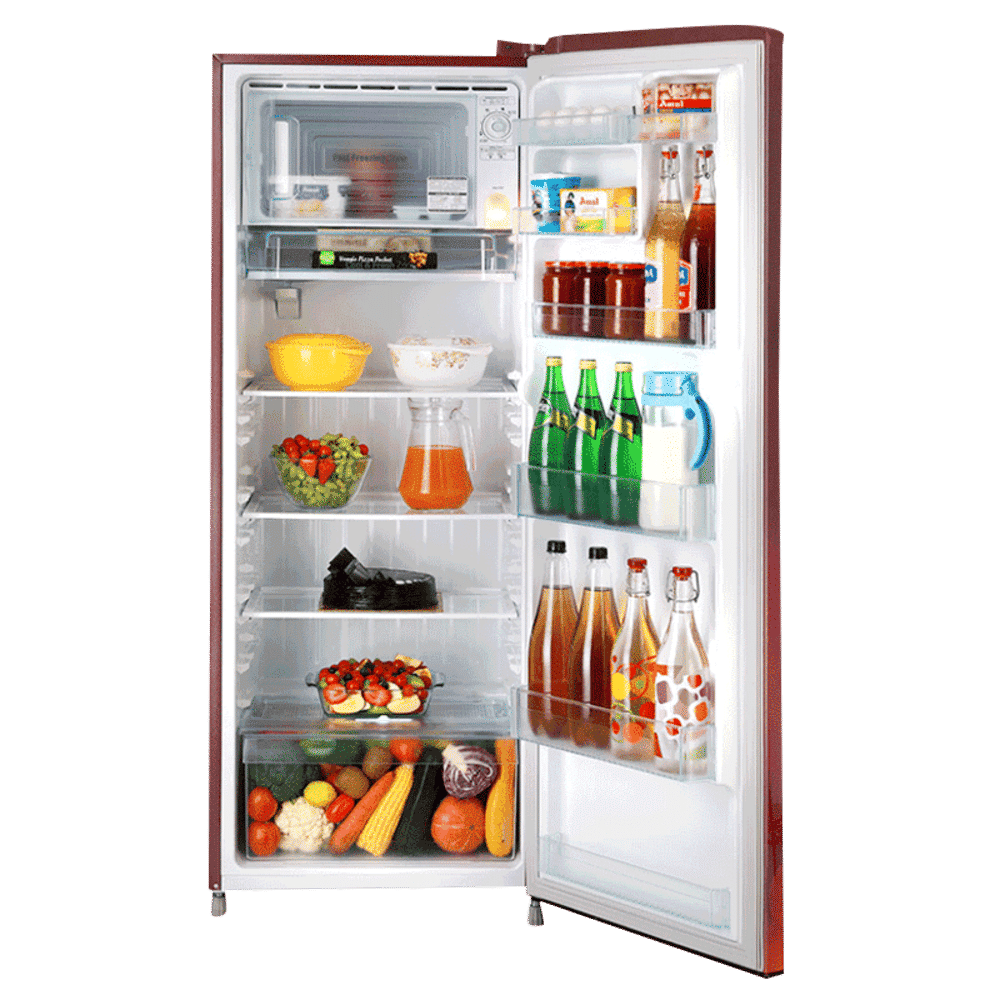LG 261 Litres 3 Star Direct Cool Single Door Refrigerator with Stabilizer Free Operation (GL-B281BSCX.DSCZEB, Scarlet Charm)_5
