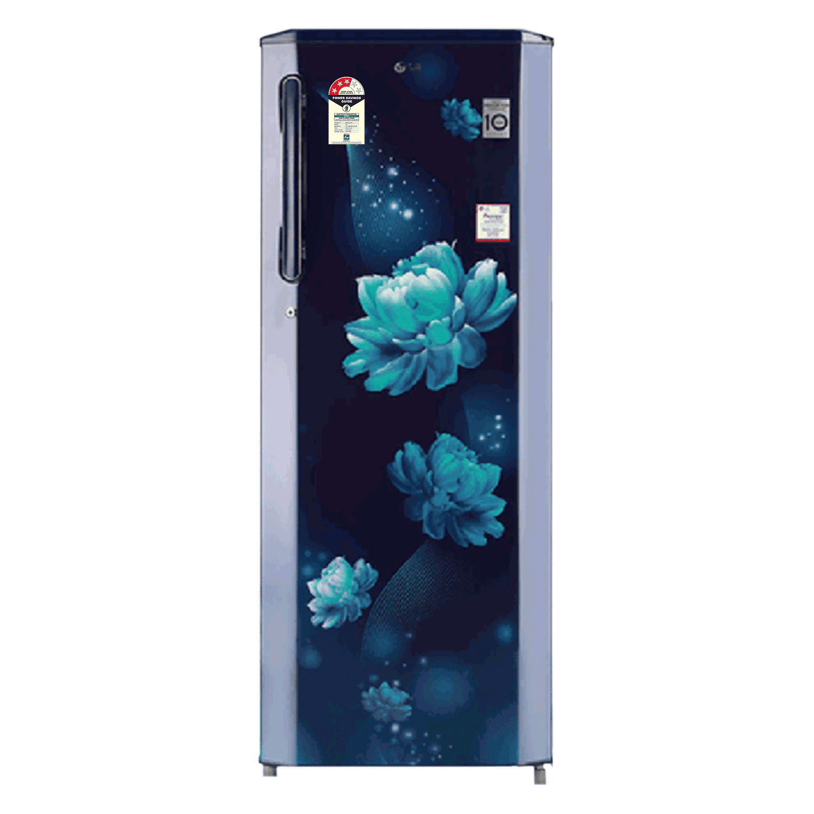 LG 261 Litres 3 Star Direct Cool Single Door Refrigerator with Stabilizer Free Operation (GL-B281BBCX.DBCZEB, Blue Charm)_1