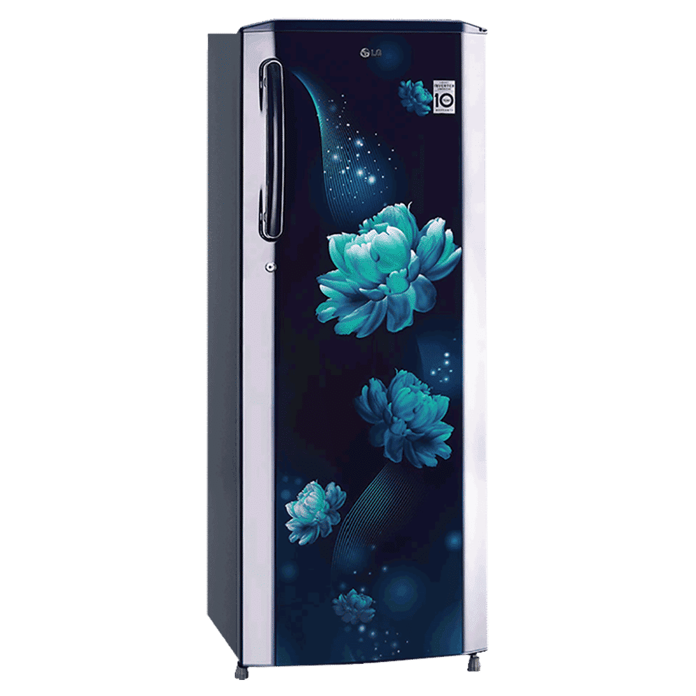 LG 261 Litres 3 Star Direct Cool Single Door Refrigerator with Stabilizer Free Operation (GL-B281BBCX.DBCZEB, Blue Charm)_10