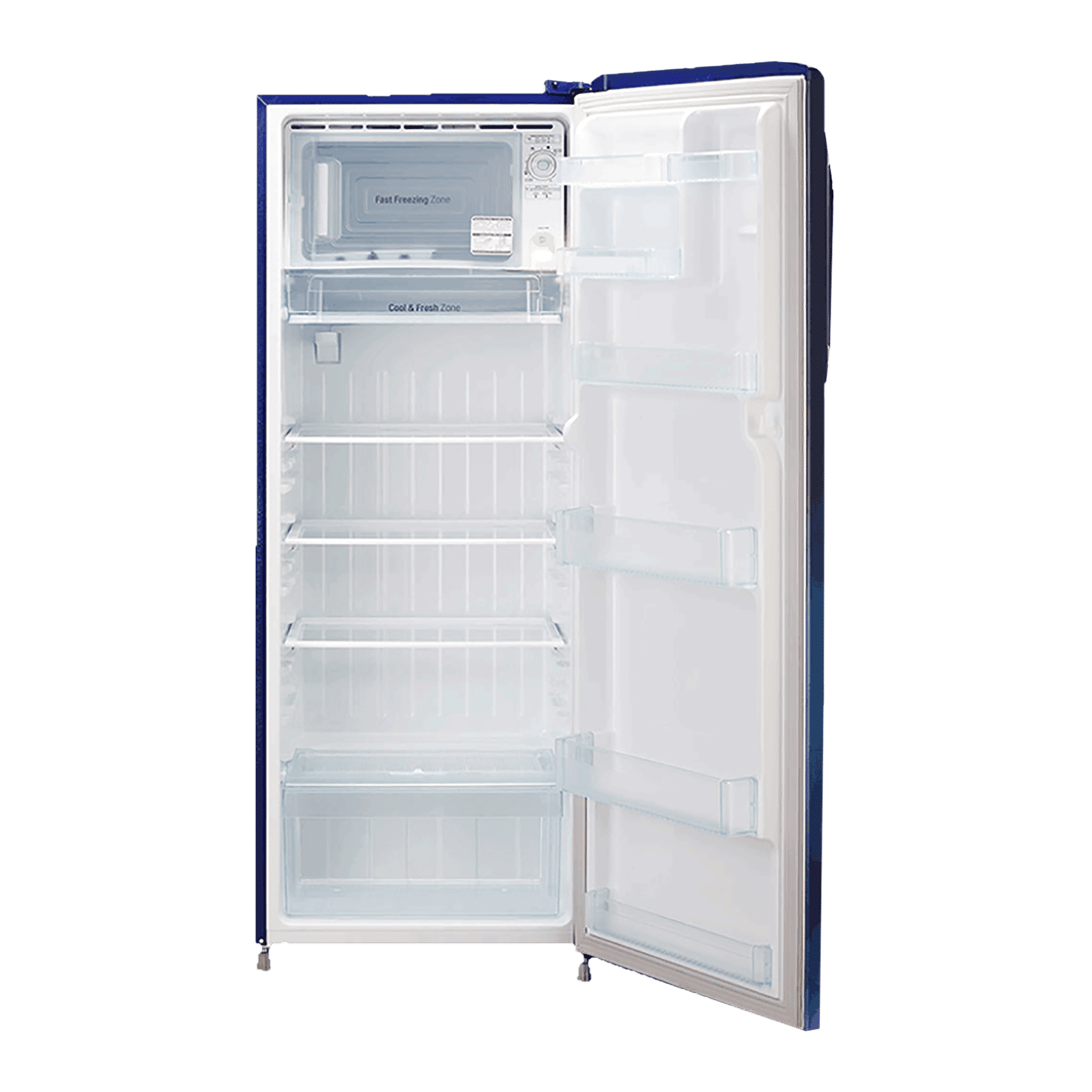 LG 261 Litres 3 Star Direct Cool Single Door Refrigerator with Stabilizer Free Operation (GL-B281BBCX.DBCZEB, Blue Charm)_6