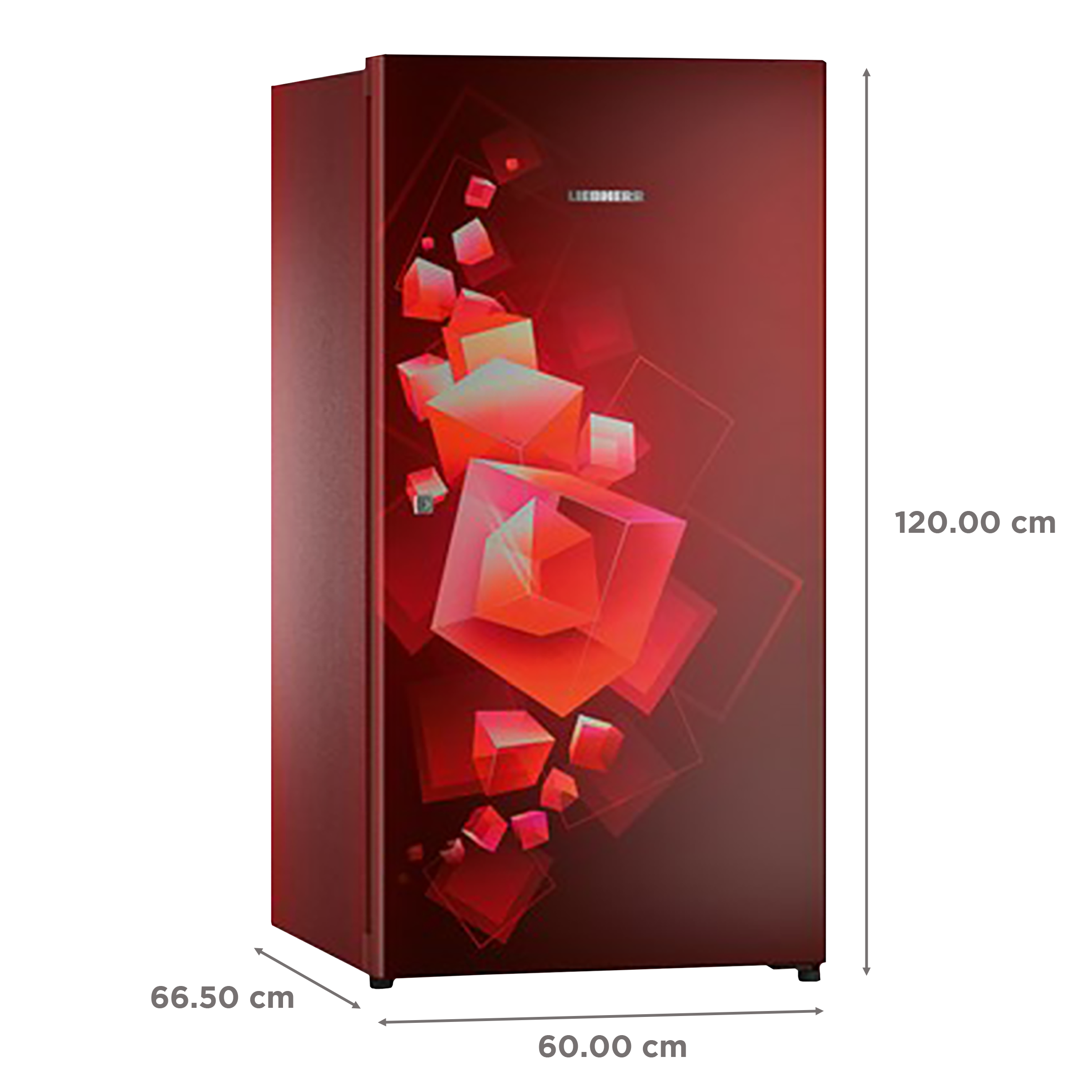 LIEBHERR 220 Litres 3 Star Direct Cool Single Door Refrigerator with Stabilizer Free Operation (DRC 2210 Comfort, Red Cubix)_3