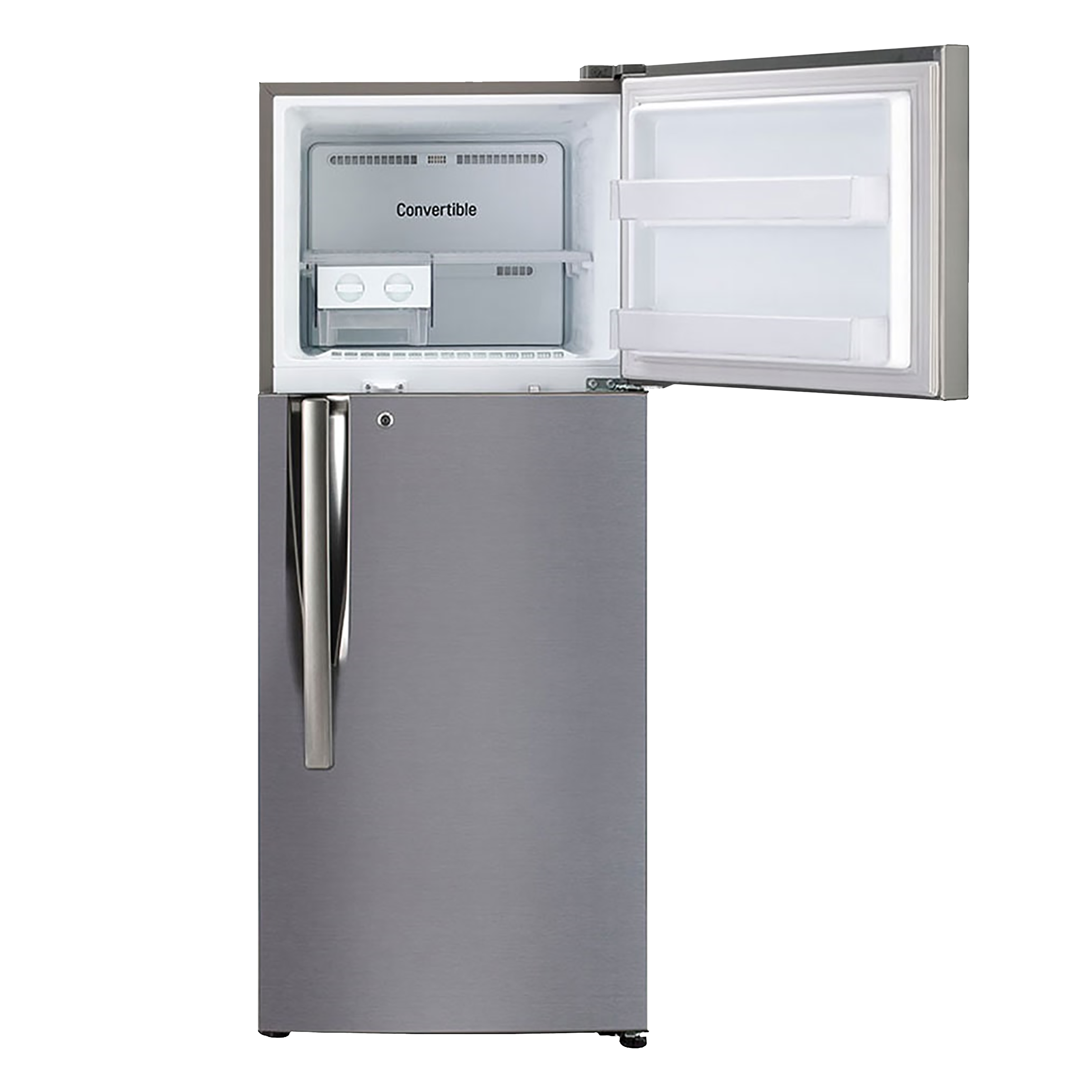 LG 240 Litres 2 Star Frost Free Double Door Convertible Refrigerator with Auto Smart Connect (GL-S292RPZY, Shiny Steel)_12