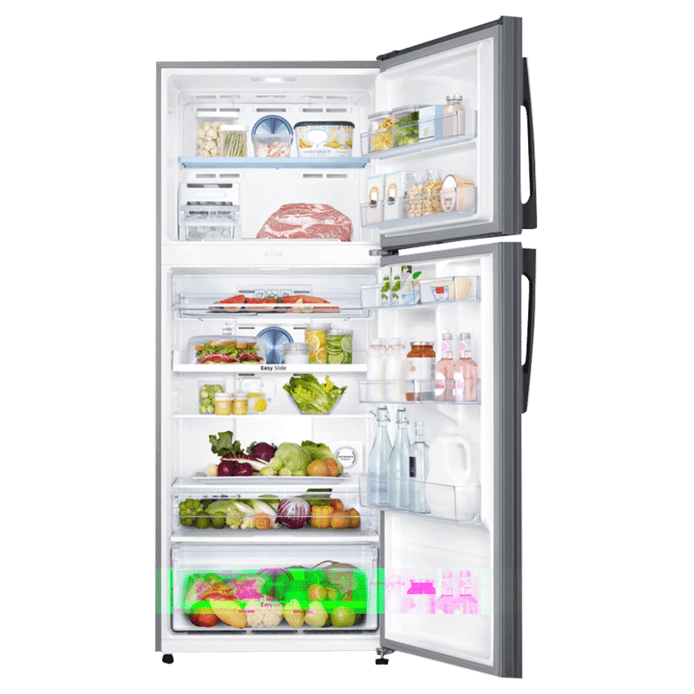 SAMSUNG 465 Litres 3 Star Frost Free Double Door Convertible Refrigerator with Multi Air Flow System (RT47T635ESL/TL, EZ Clean Steel)_3