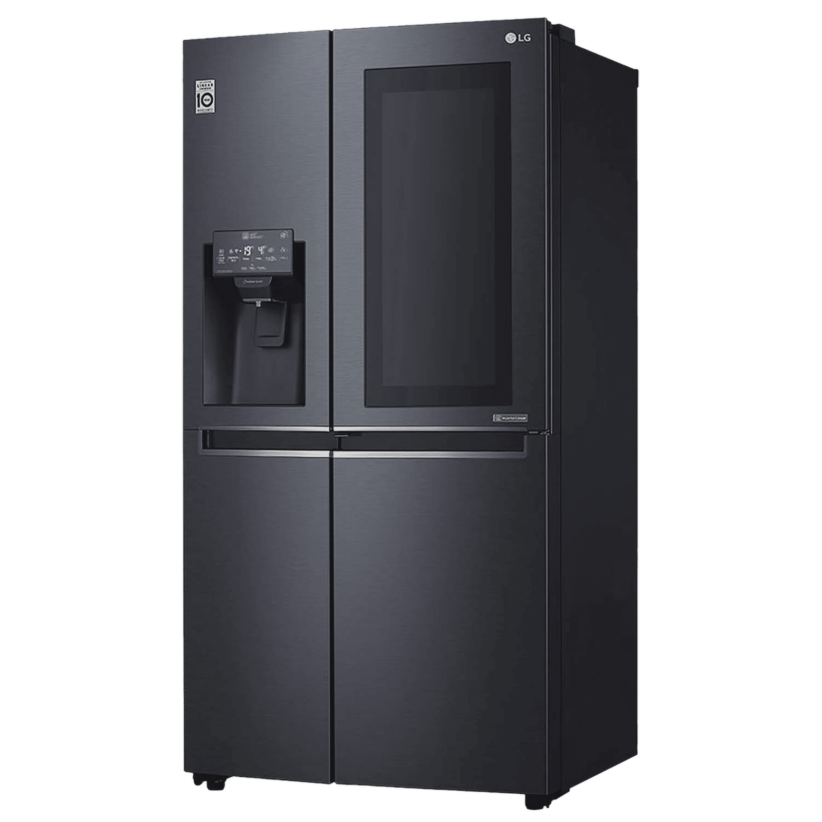 LG 635 Litres 5 Star Frost Free Side by Side Refrigerator with Smart Diagnosis (GC-X247CQAV, Matte Black)_2