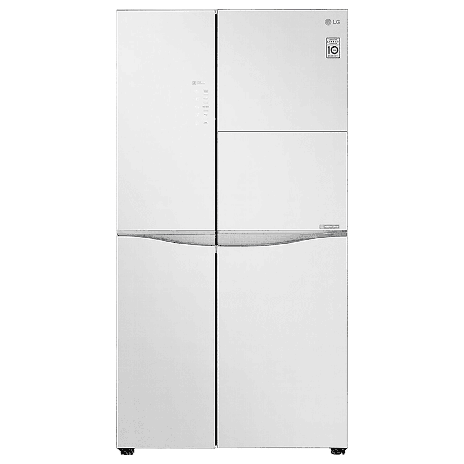 LG 675 Litres Frost Free Side by Side Door Smart Wifi Enabled Refrigerator with Hygiene Fresh Plus (GC-C247UGLW.BLWQEB, Linen White)_1