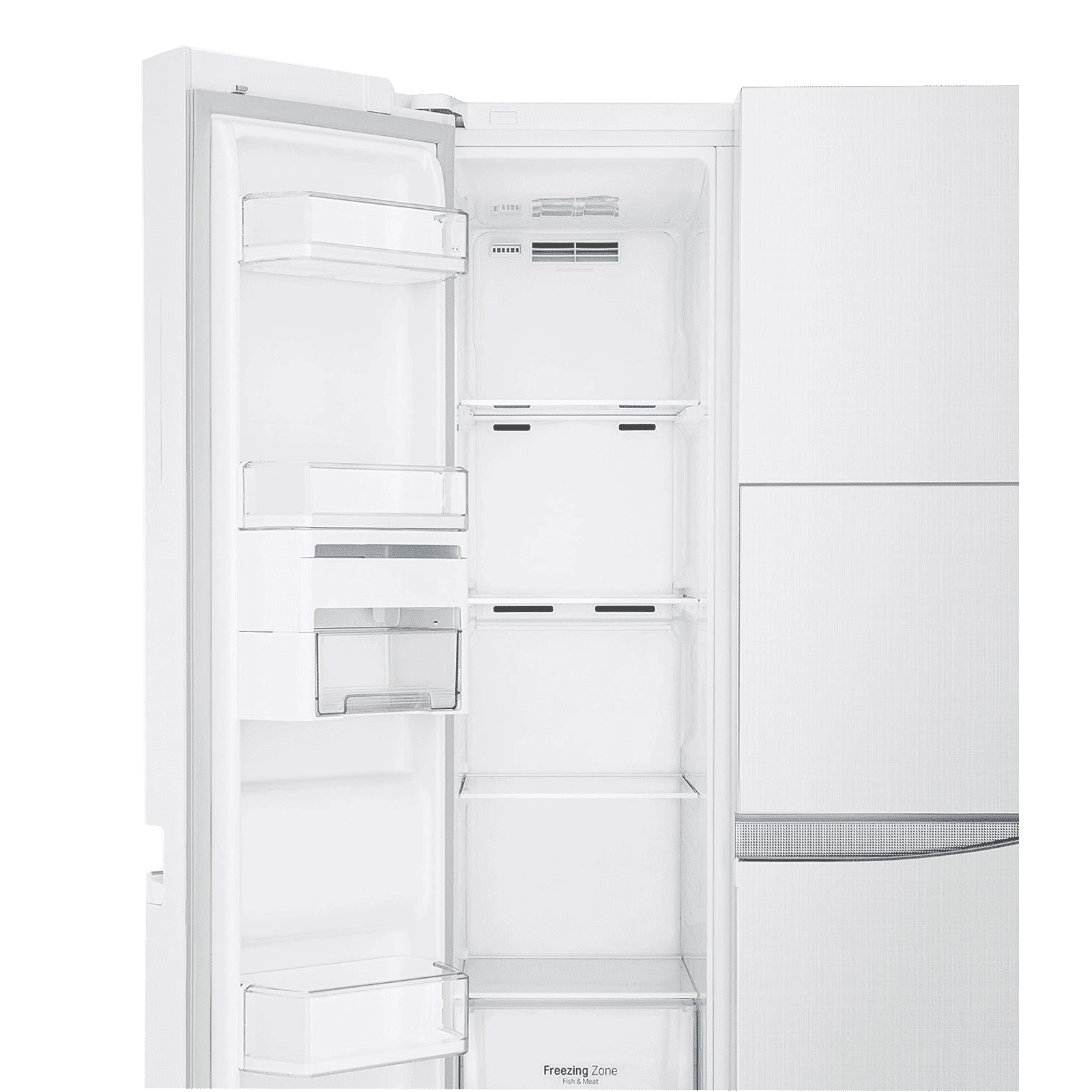 LG 675 Litres Frost Free Side by Side Door Smart Wifi Enabled Refrigerator with Hygiene Fresh Plus (GC-C247UGLW.BLWQEB, Linen White)_7