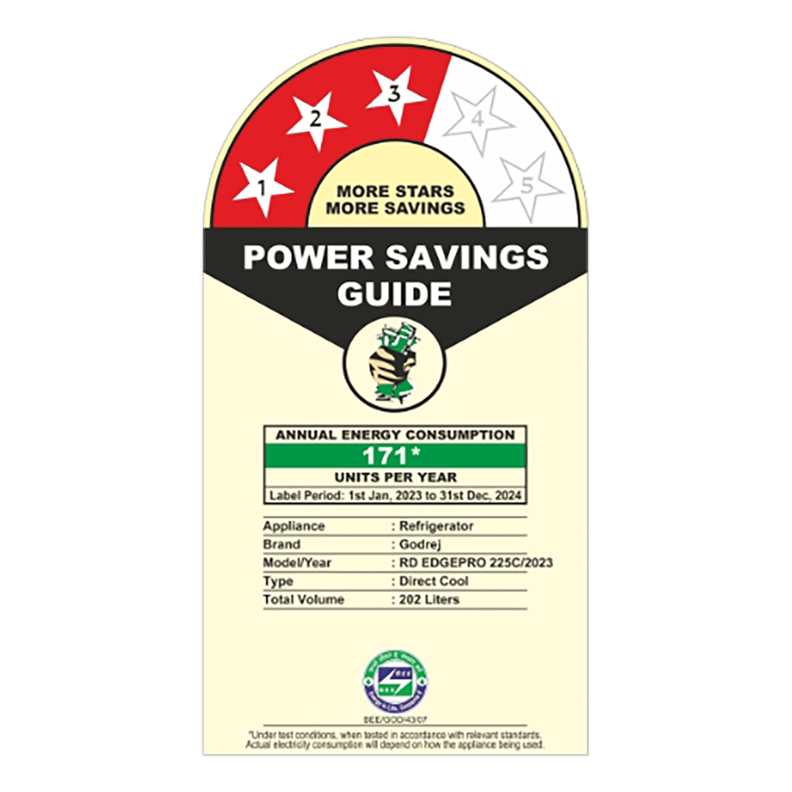 Godrej Edge Pro 210 Litres 3 Star Direct Cool Single Door Refrigerator with Anti Drip Chiller Technology (RD EDGE PRO 225C 33 TAF, Zen Wine)_7