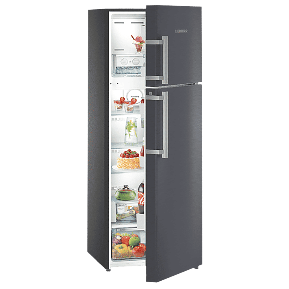 LIEBHERR 350 Litres 2 Star Frost Free Double Door Refrigerator with DuoCooling Technology (TDCS 3540 Comfort, Cobalt Steel)_11