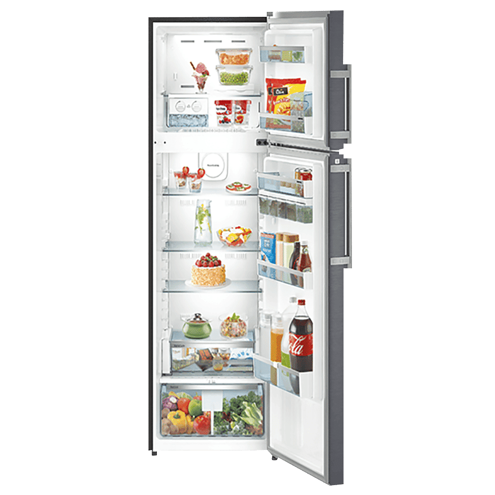 LIEBHERR 350 Litres 2 Star Frost Free Double Door Refrigerator with DuoCooling Technology (TDCS 3540 Comfort, Cobalt Steel)_5