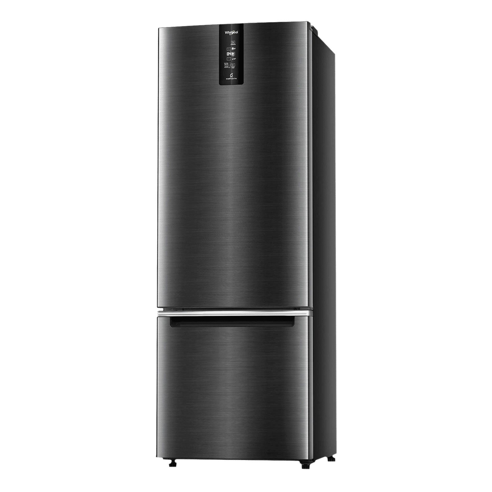 Whirlpool Intellifresh Pro 355 Litres 3 Star Frost Free Double Door Bottom Mount Convertible Refrigerator with Advanced AI Technology (IFPRO BM INV 370 ELT+, Steel Onyx)_4