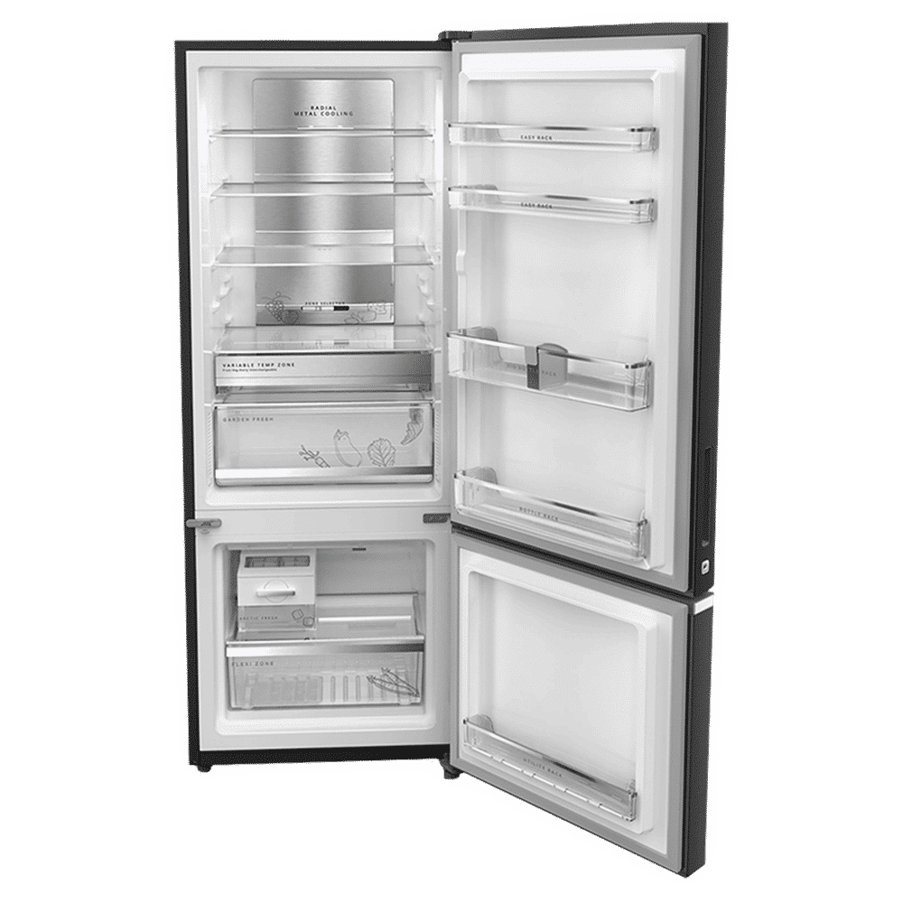 Whirlpool Intellifresh Pro 355 Litres 3 Star Frost Free Double Door Bottom Mount Convertible Refrigerator with Advanced AI Technology (IFPRO BM INV 370 ELT+, Steel Onyx)_5