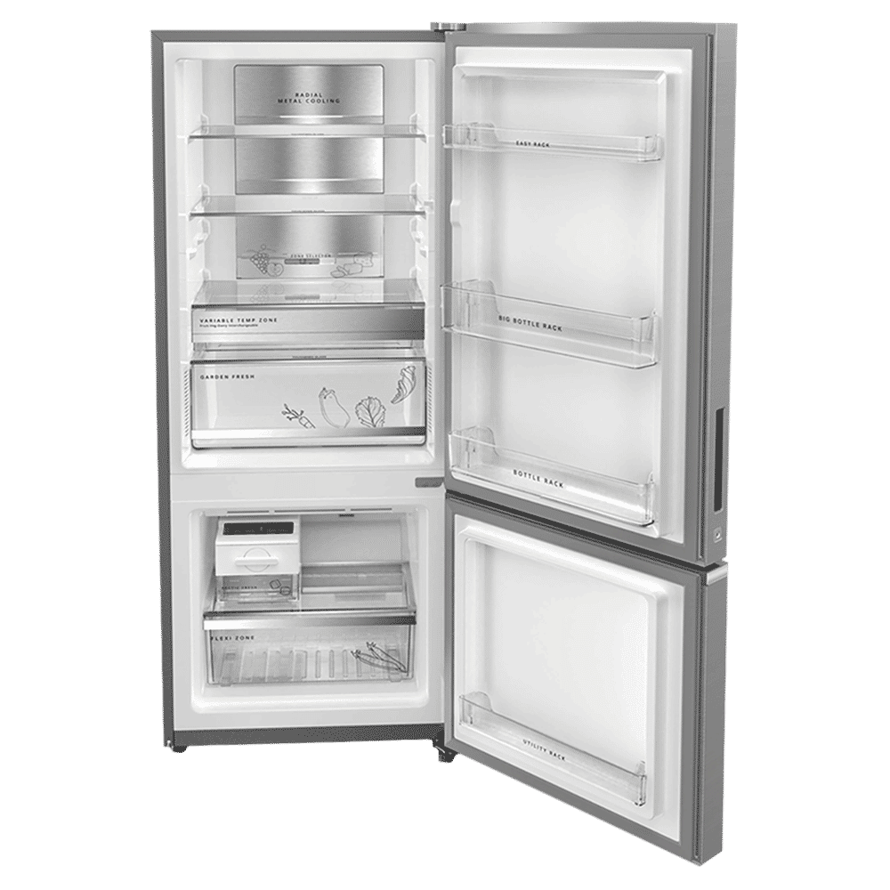 Whirlpool Intellifresh Pro 325 Litres 3 Star Frost Free Double Door Bottom Mount Refrigerator with AI Technology (IFPRO BM INV 340 ELT, Omega Steel)_6