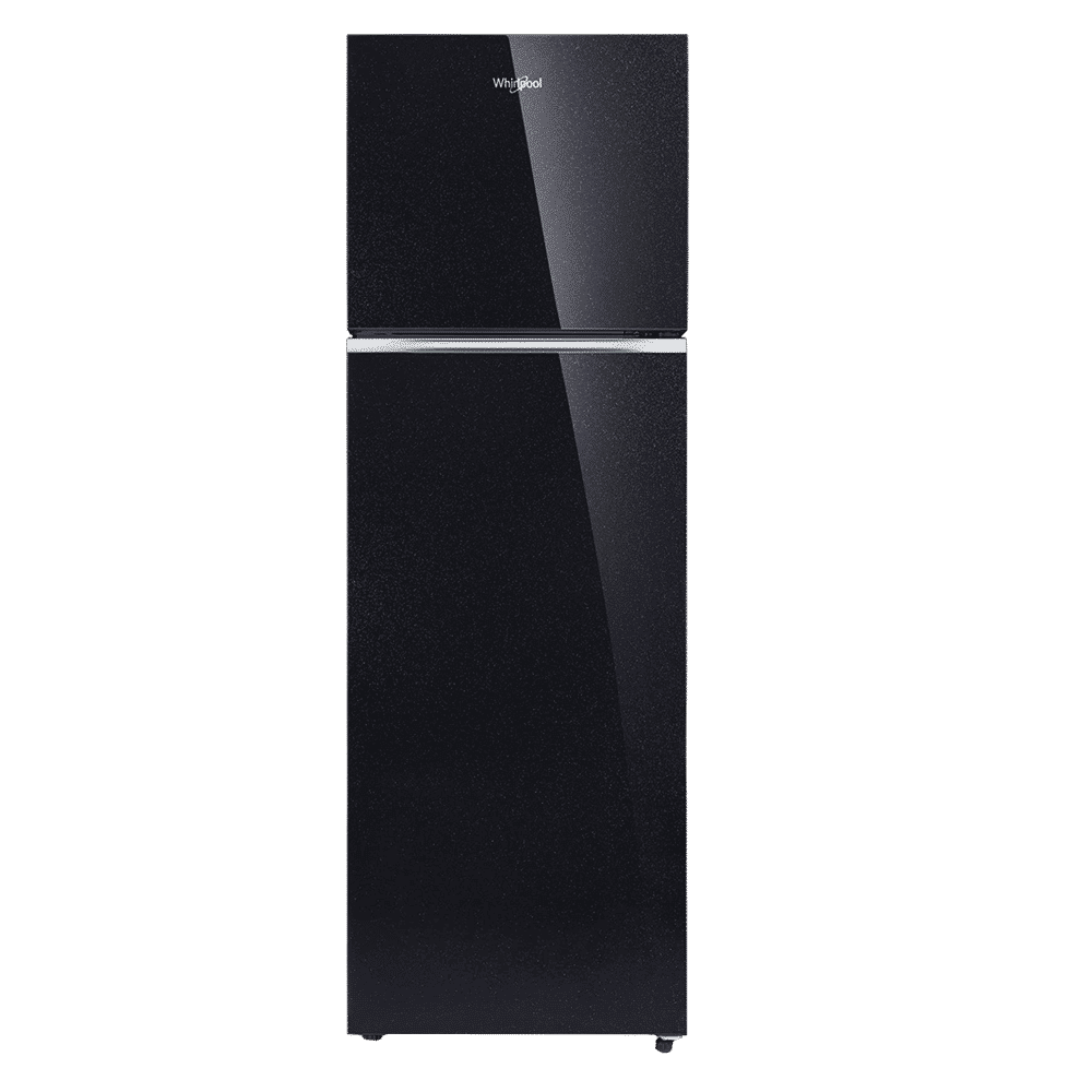 Whirlpool NeoFresh 292 Litres 2 Star Frost Free Double Door Refrigerator with 6th Sense DeepFreeze Technology (NEO 305GD PRM, Crystal Black)_1