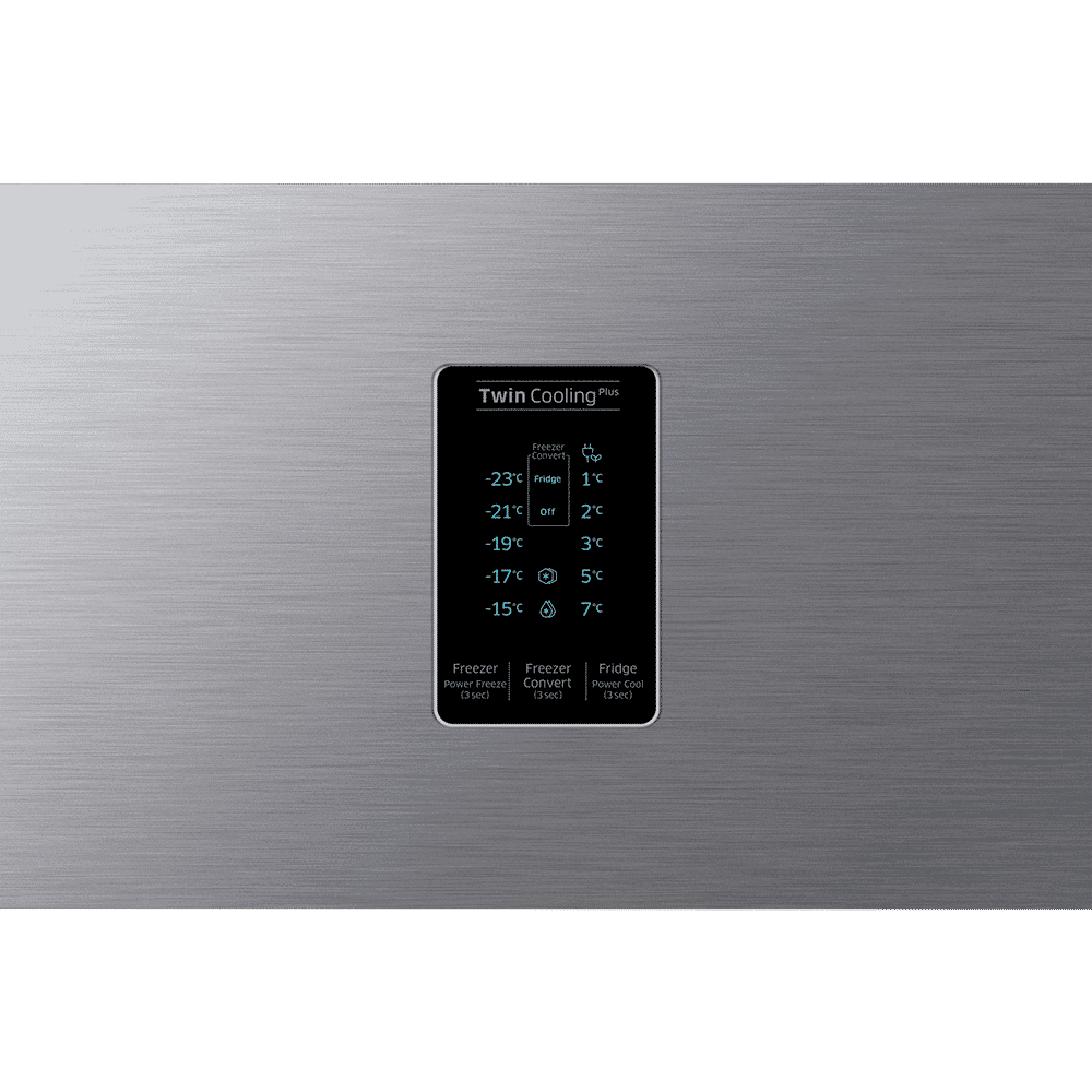 SAMSUNG 324 Litres 2 Star Frost Free Double Door Convertible Refrigerator with Stabilizer Free Operation (RT34T4542S8/HL, Elegant Inox)_11