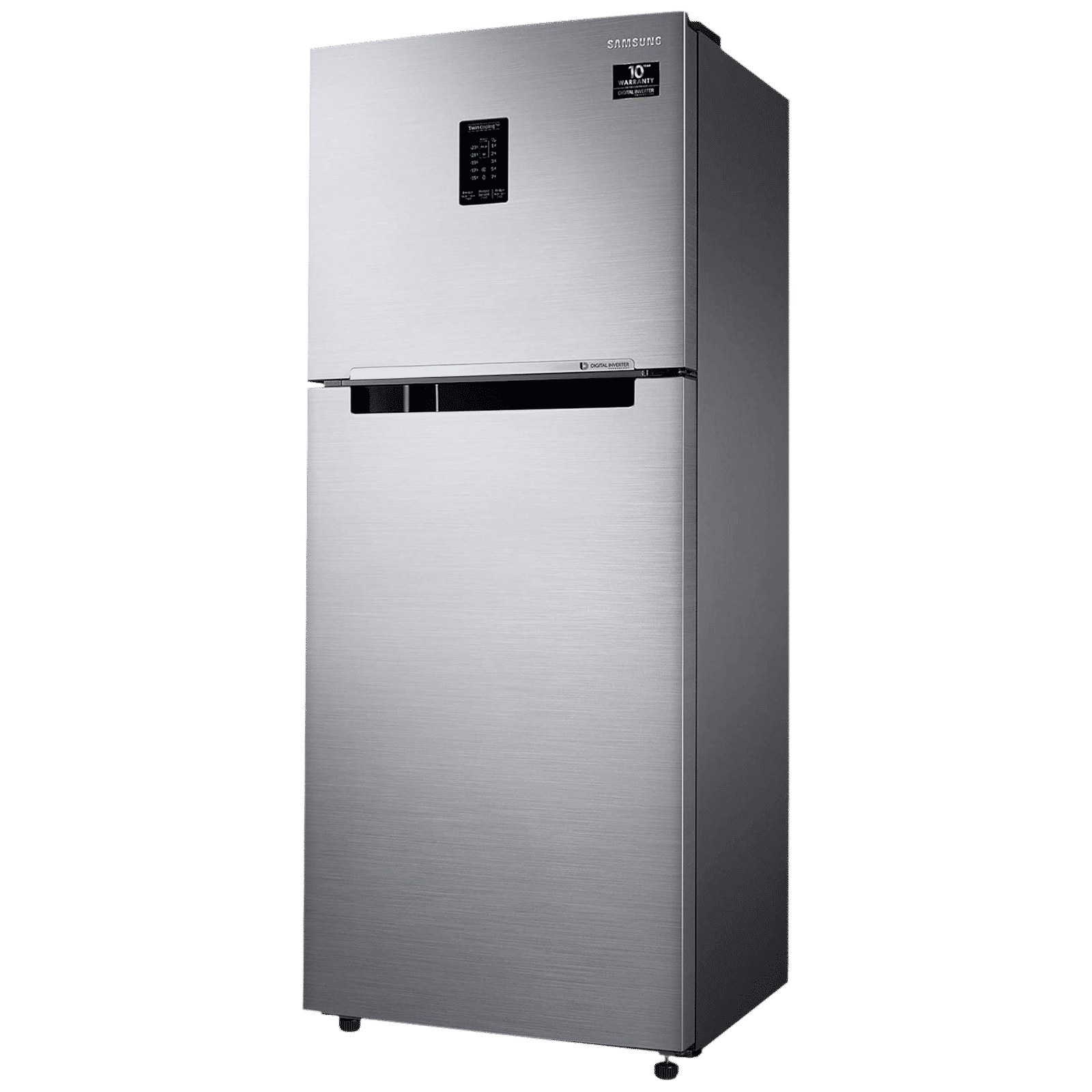 SAMSUNG 324 Litres 2 Star Frost Free Double Door Convertible Refrigerator with Stabilizer Free Operation (RT34T4542S8/HL, Elegant Inox)_4