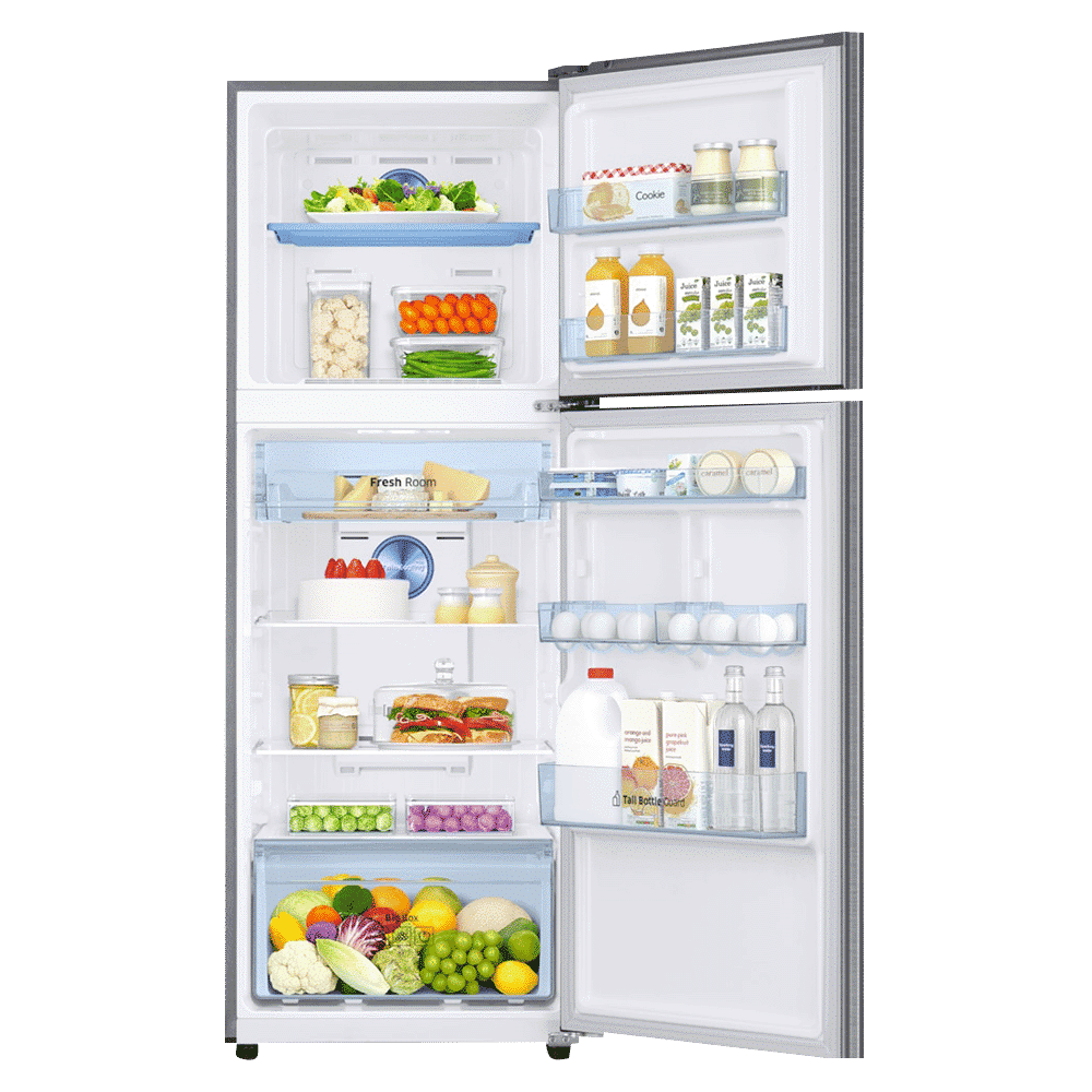SAMSUNG 324 Litres 2 Star Frost Free Double Door Convertible Refrigerator with Stabilizer Free Operation (RT34T4542S8/HL, Elegant Inox)_5