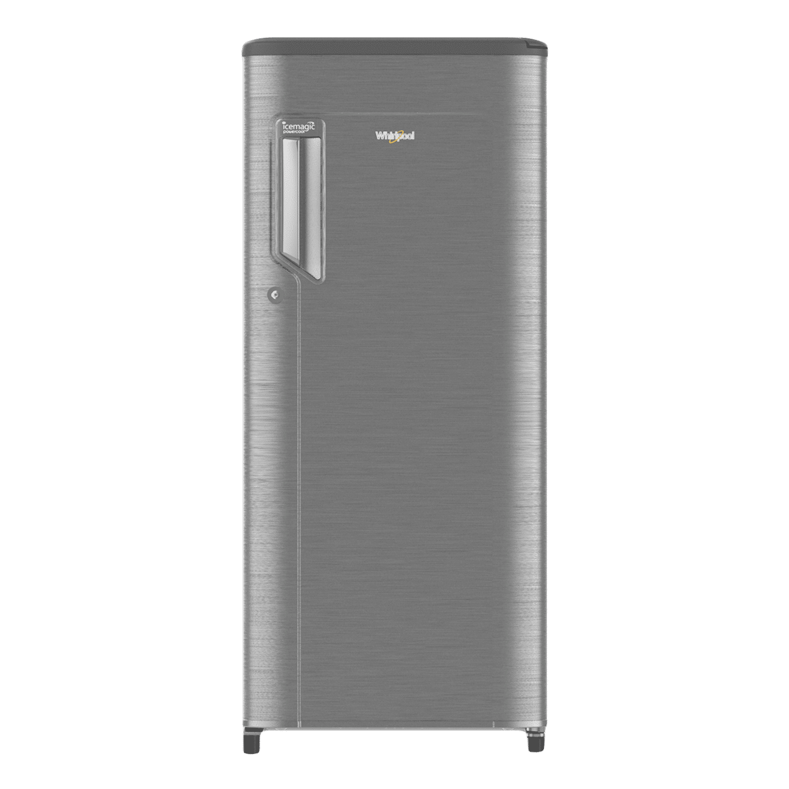 Whirlpool Icemagic Powercool 190 Litres 3 Star Direct Cool Single Door Refrigerator with Insulated Capillary Technology (DC 205 F, Lumina Steel)_1