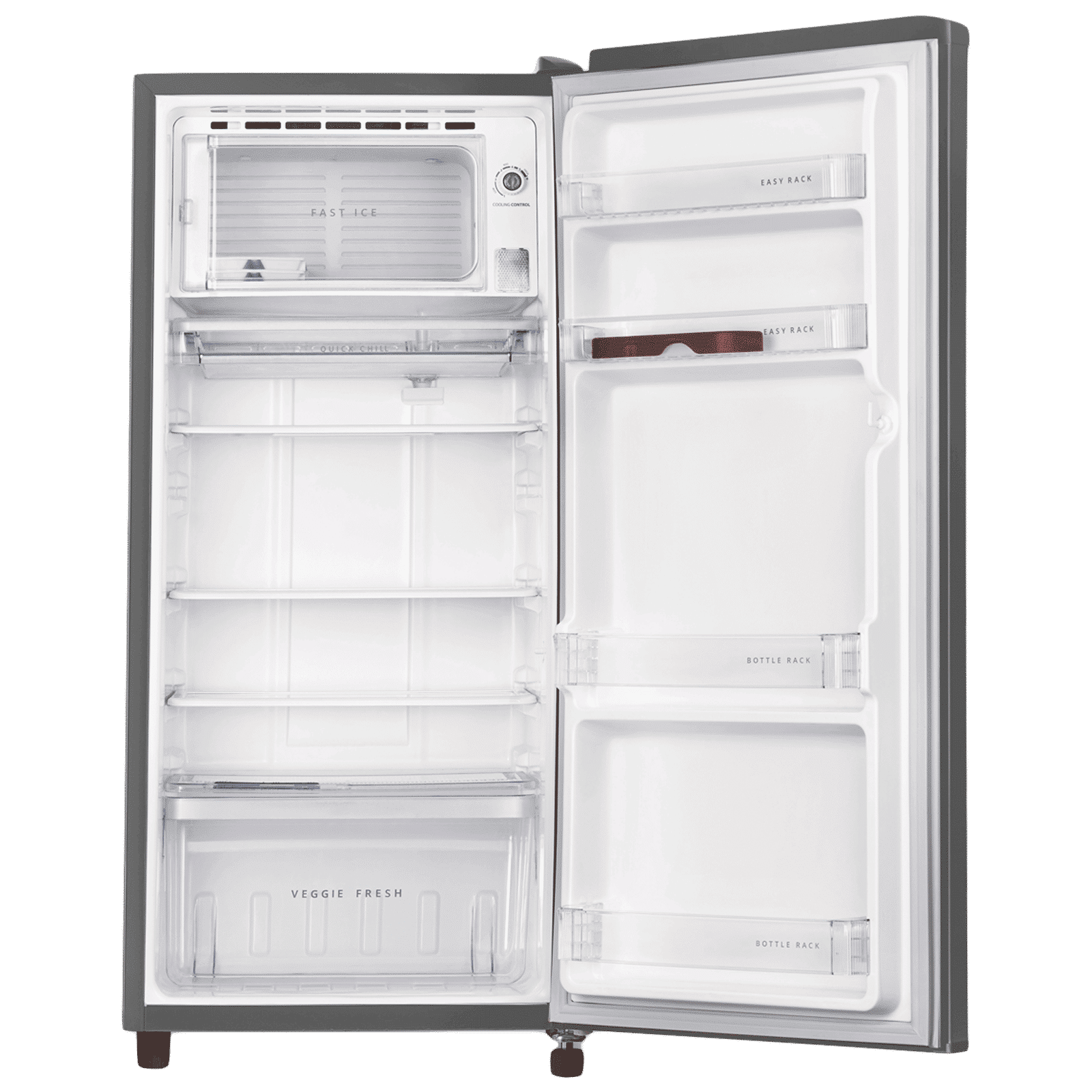 Whirlpool Icemagic Powercool 190 Litres 3 Star Direct Cool Single Door Refrigerator with Insulated Capillary Technology (DC 205 F, Lumina Steel)_6
