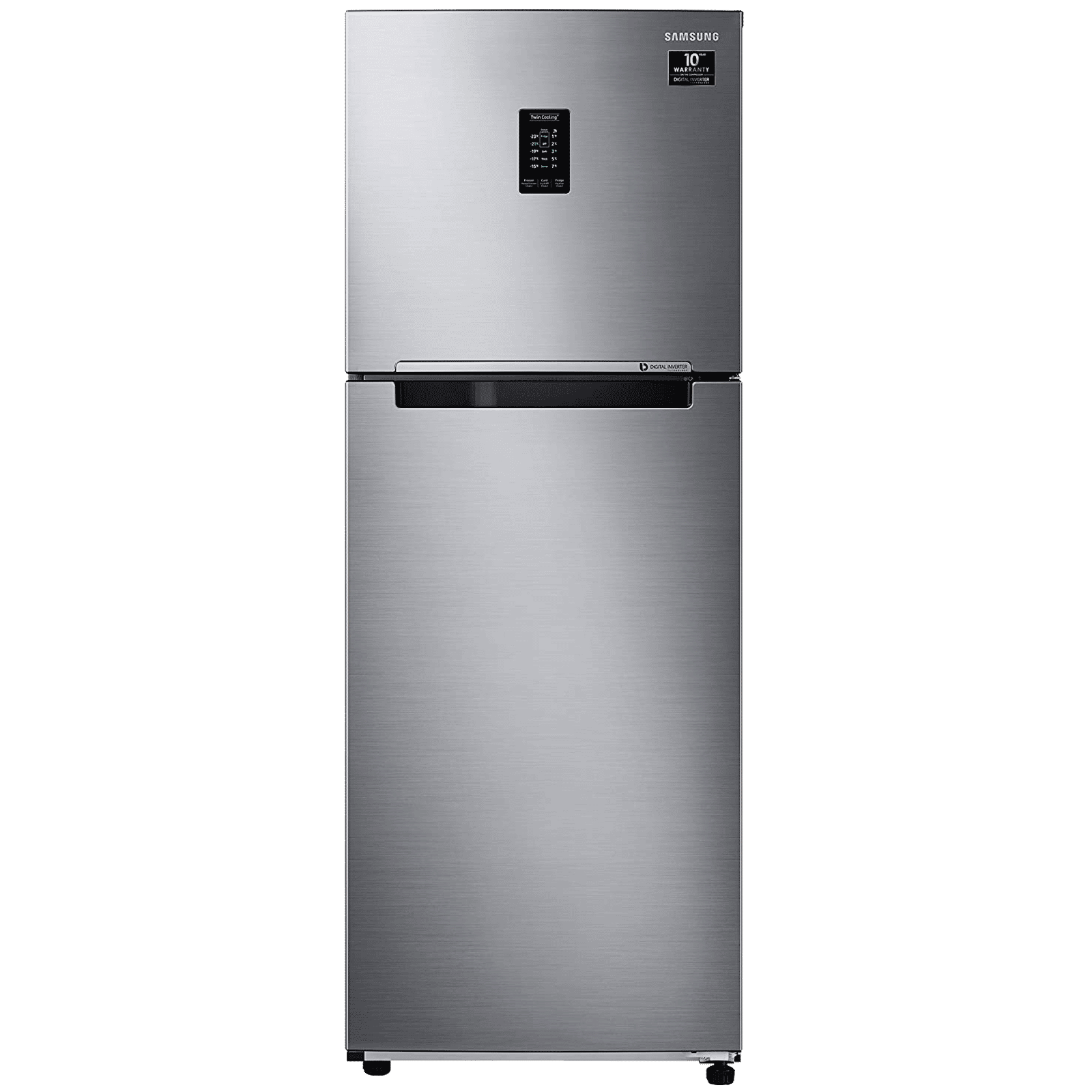 SAMSUNG 336 Litres 3 Star Frost Free Double Door Convertible Refrigerator with Curd Maestro (RT37T4632SL/HL, Elegant Inox) SAMSUNG 336 Litres 3 Star Frost Free Double Door Convertible Refrigerator with Curd Maestro (RT37T4632SL/HL, Elegant Inox)_1