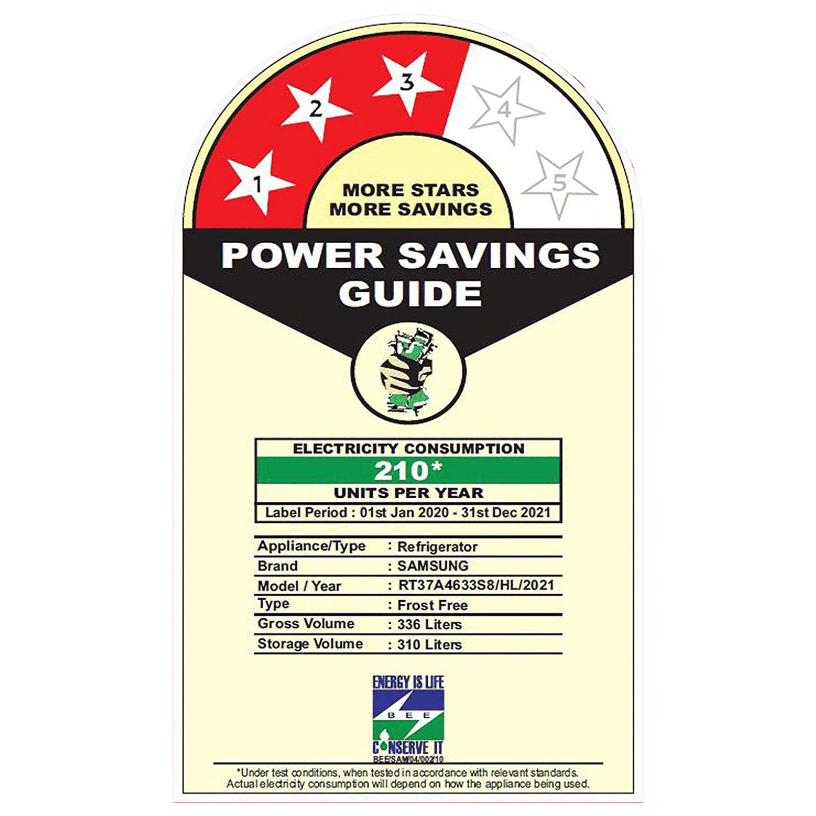 SAMSUNG 336 Litres 3 Star Frost Free Double Door Convertible Refrigerator with Curd Maestro (RT37T4632SL/HL, Elegant Inox) SAMSUNG 336 Litres 3 Star Frost Free Double Door Convertible Refrigerator with Curd Maestro (RT37T4632SL/HL, Elegant Inox)_10