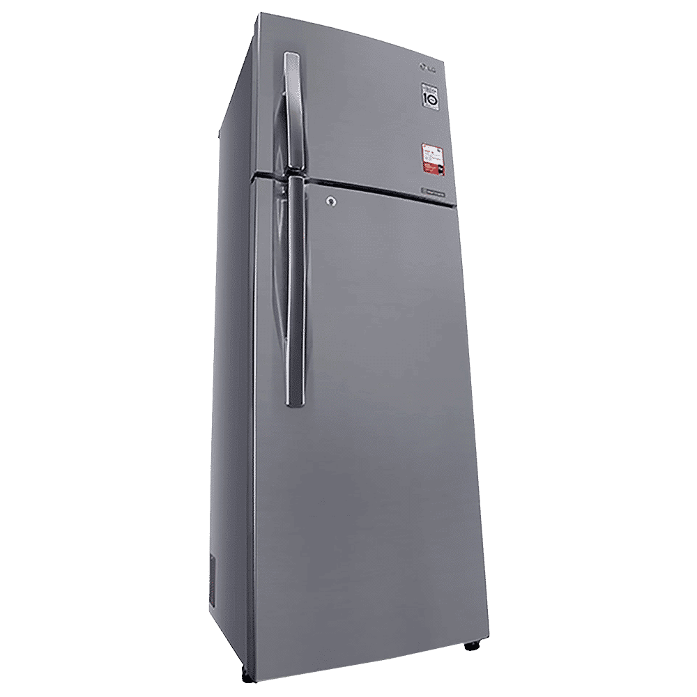 LG 360 Litres 2 Star Frost Free Double Door Convertible Refrigerator with Multi Air Flow System (GL-S402RPZY.DPZZEB, Shiny Steel)_14