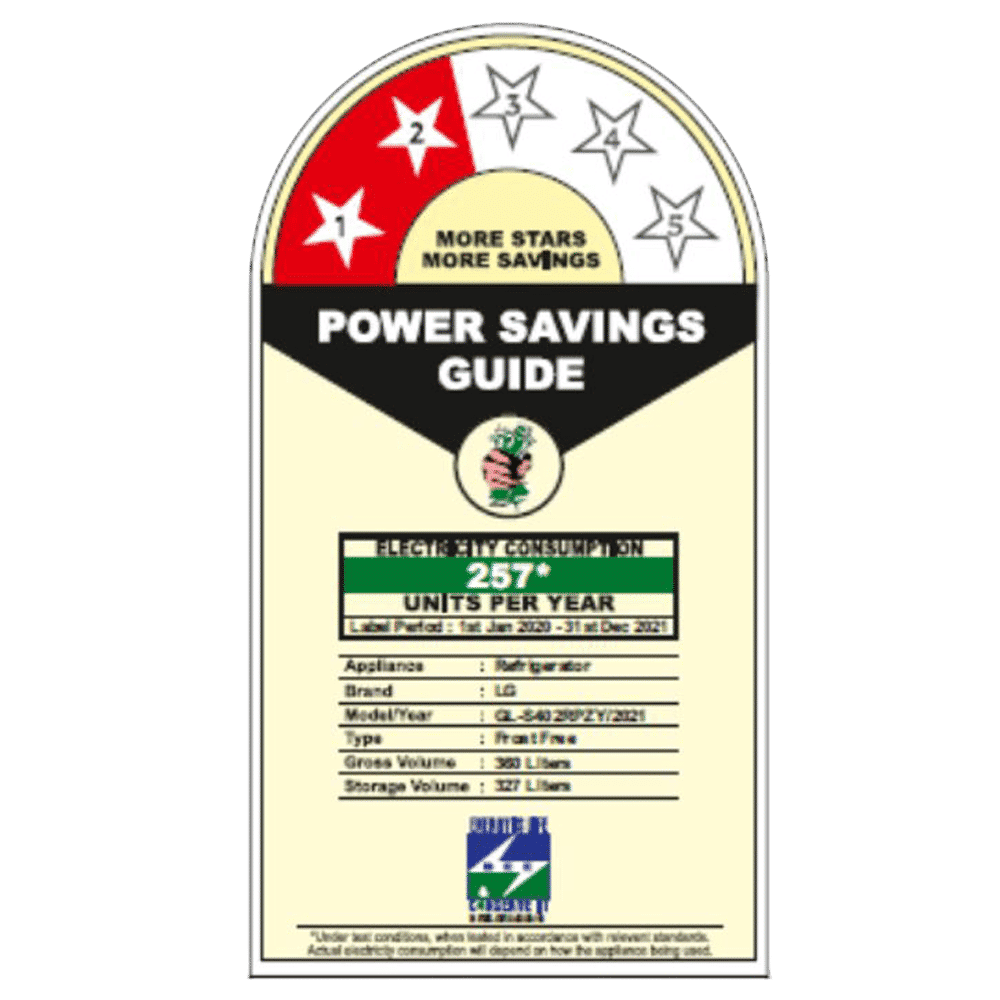 LG 360 Litres 2 Star Frost Free Double Door Convertible Refrigerator with Multi Air Flow System (GL-S402RPZY.DPZZEB, Shiny Steel)_10