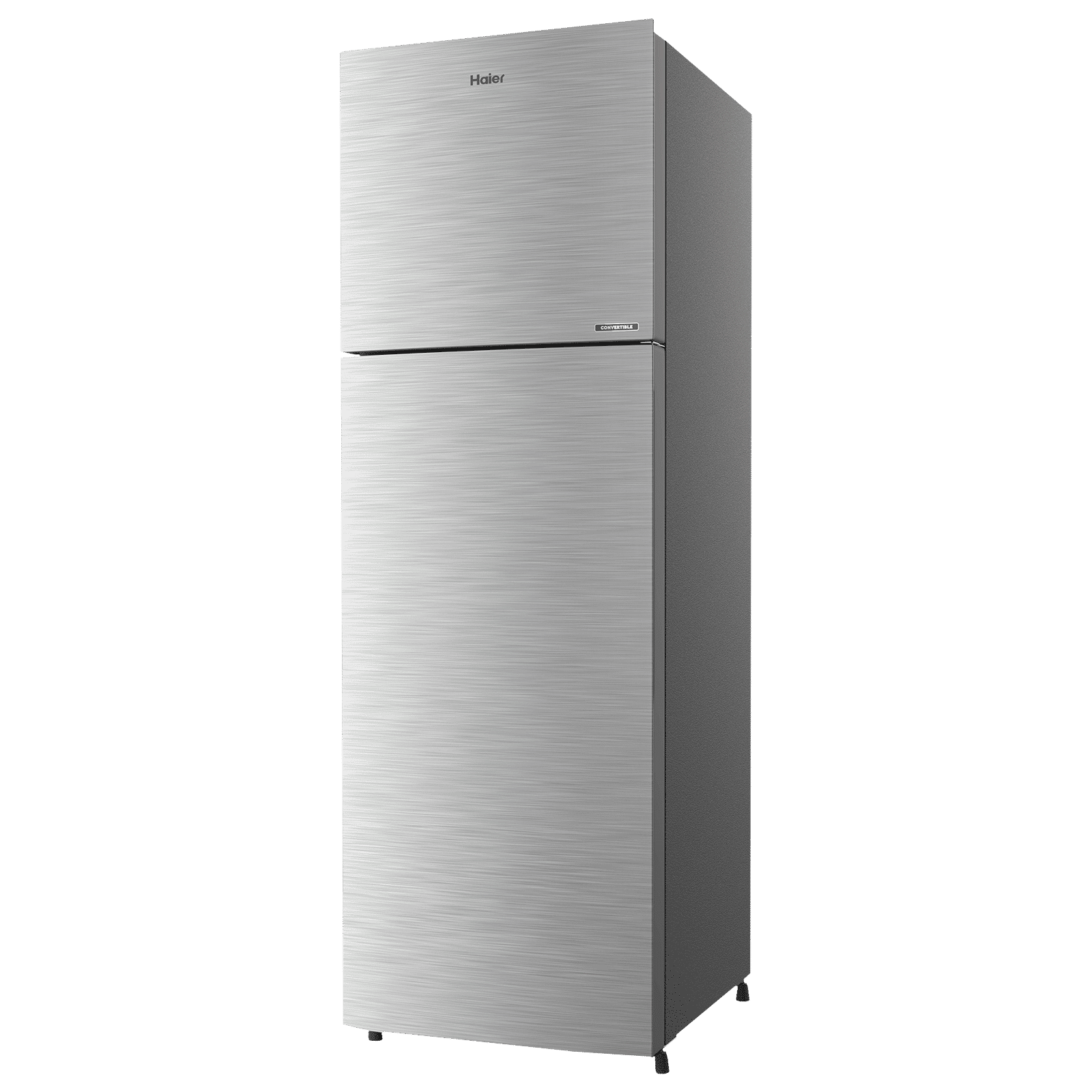 Haier 268 Litres 3 Star Frost Free Double Door Convertible Refrigerator with Turbo Icing Technology (HRF-2984BS-E, Brushline Silver)_4