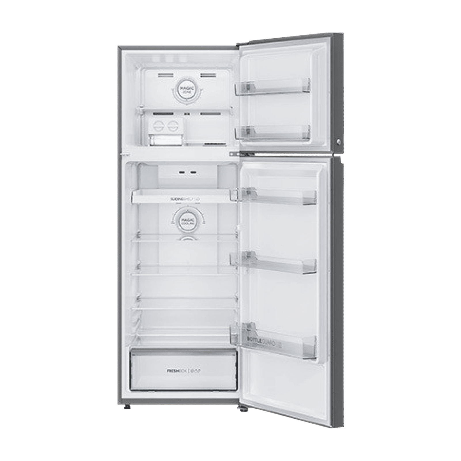 Haier 240 Litres 3 Star Frost Free Double Door Convertible Refrigerator with Hour Icing Technology (HRF-2984PCG-E, Crystal Glass)_5