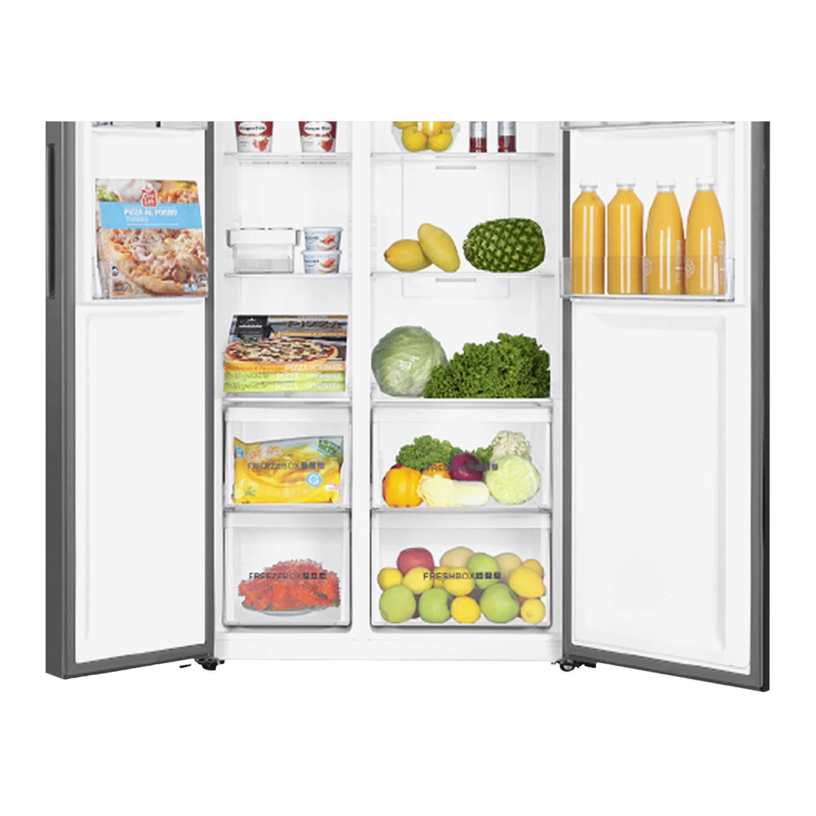 Haier 570 Litres A+ Frost Free Side by Side Refrigerator with Deo Fresh Technology (HRF-622SS, Shiny Steel) Haier 570 Litres A+ Frost Free Side by Side Refrigerator with Deo Fresh Technology (HRF-622SS, Shiny Steel)_7