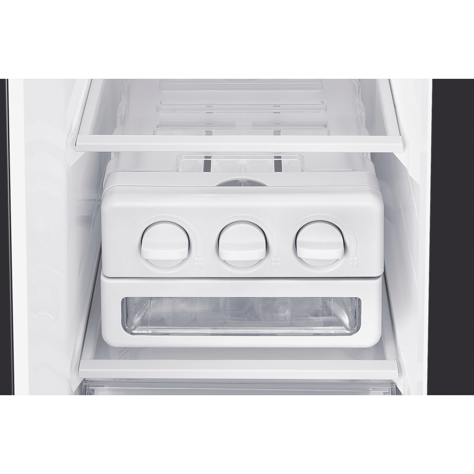 SAMSUNG 692 Litres Frost Free Side by Side Refrigerator with Curd Maestro (RS72A50K1B4/TL, Black Matt)_7