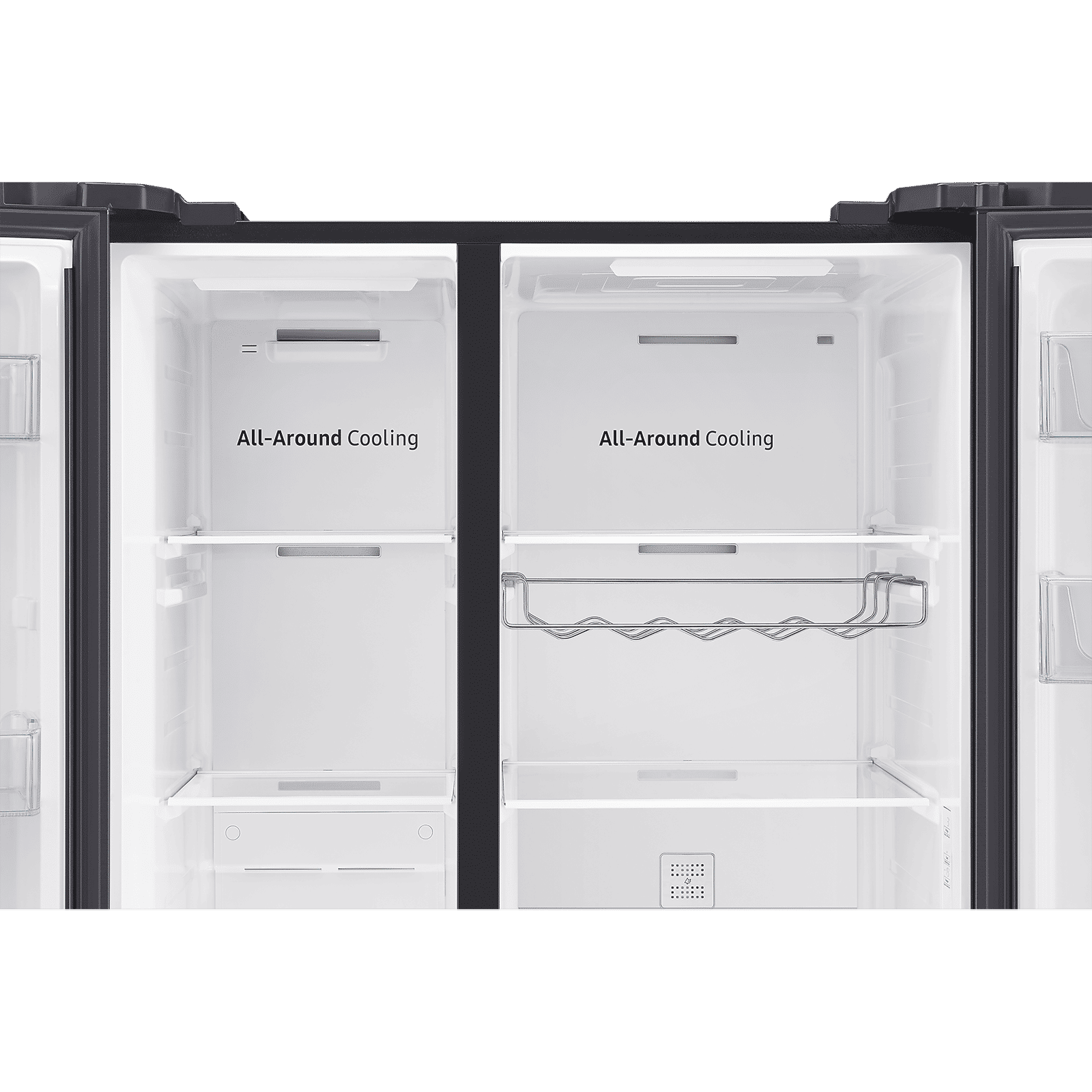 SAMSUNG 692 Litres Frost Free Side by Side Refrigerator with Curd Maestro (RS72A50K1B4/TL, Black Matt)_8