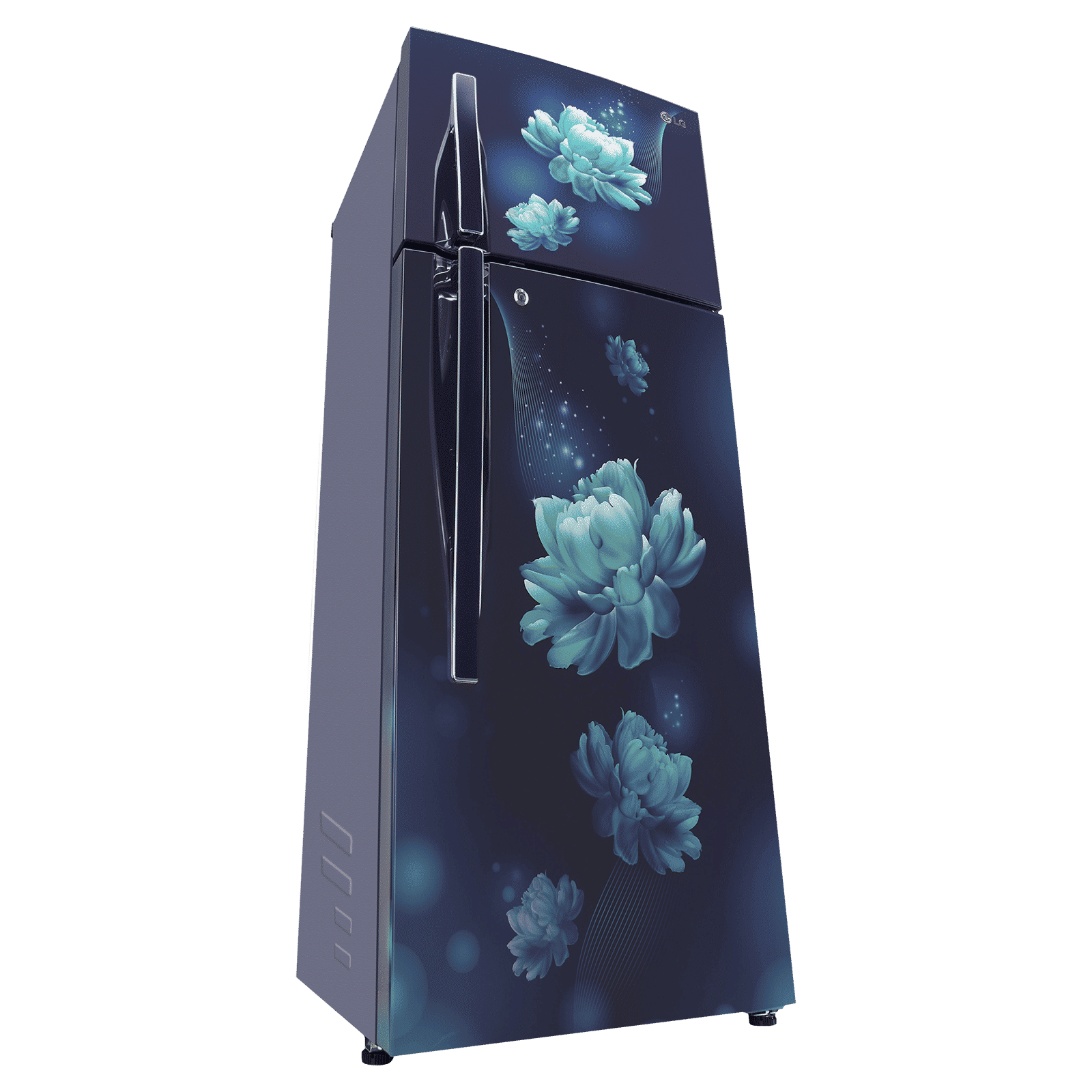 LG 260 Litres 2 Star Frost Free Double Door Convertible Refrigerator with Multi Air Flow System (GL-S292RBCY.DBCZEB, Blue Charm)_14