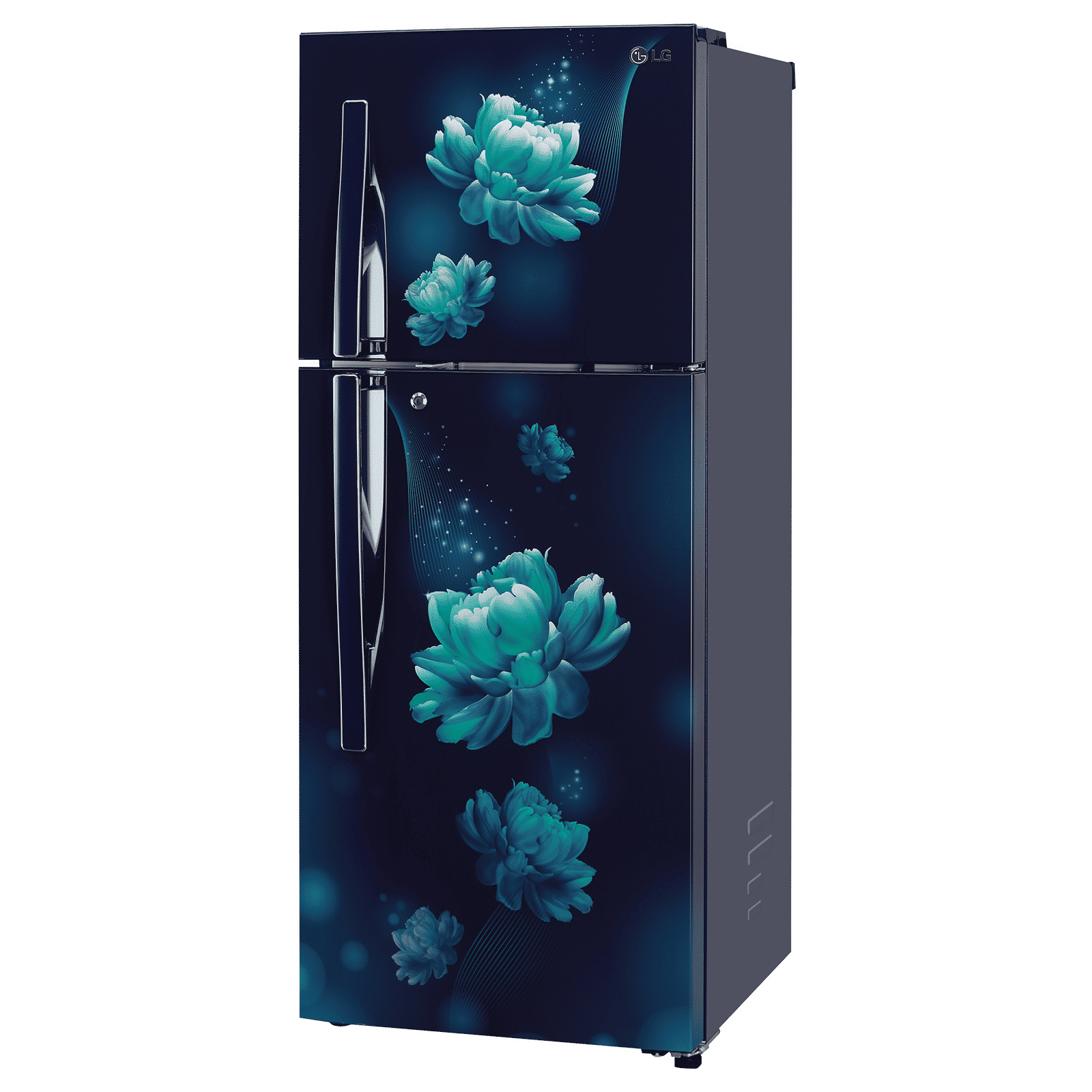 LG 260 Litres 2 Star Frost Free Double Door Convertible Refrigerator with Multi Air Flow System (GL-S292RBCY.DBCZEB, Blue Charm)_4