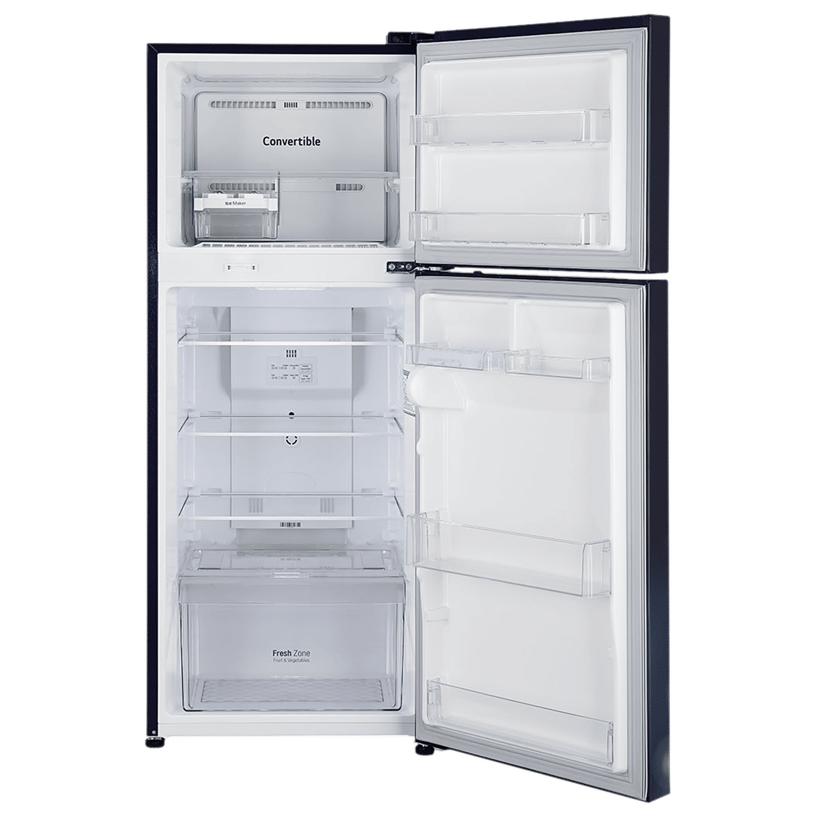 LG 260 Litres 2 Star Frost Free Double Door Convertible Refrigerator with Multi Air Flow System (GL-S292RBCY.DBCZEB, Blue Charm)_6