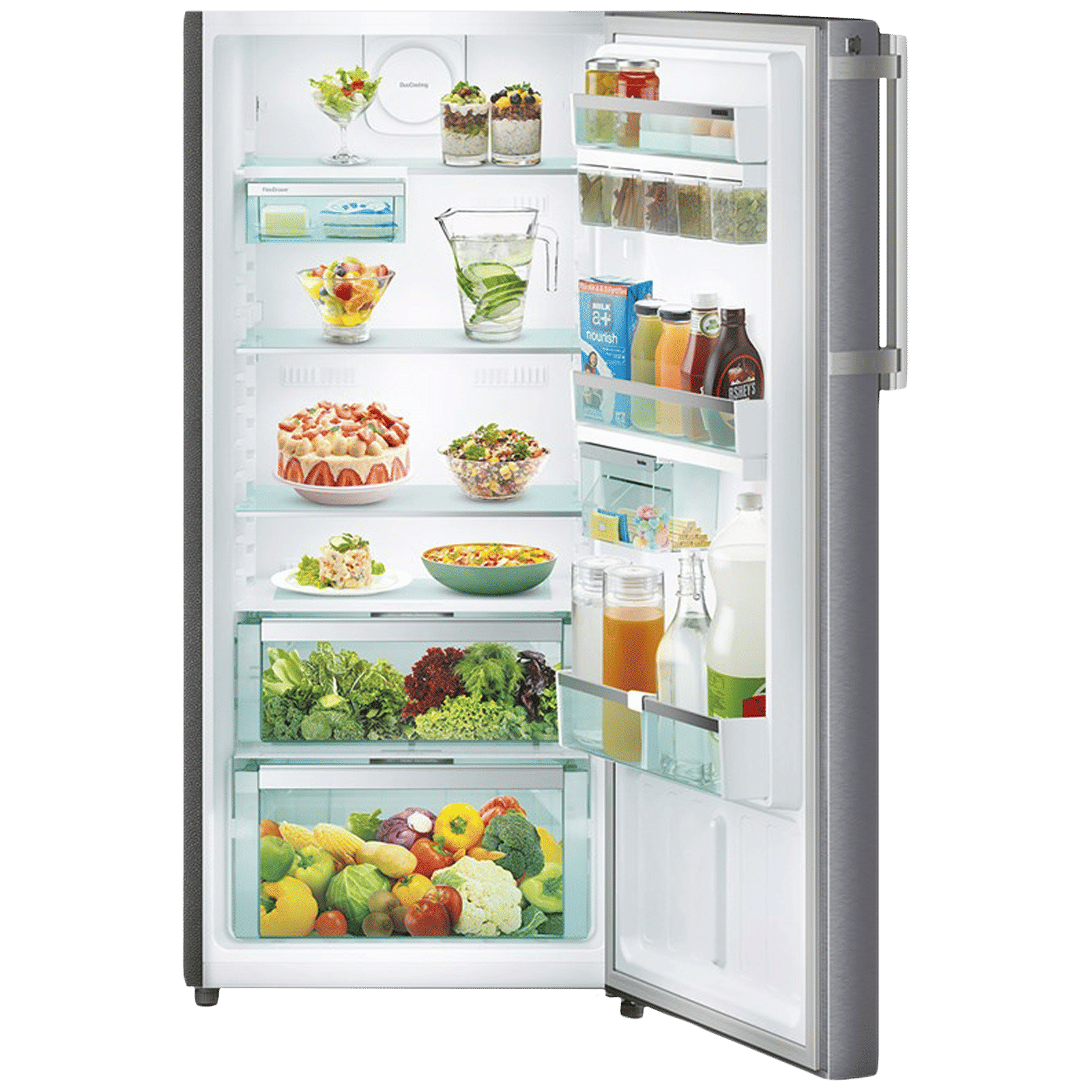 LIEBHERR 350 Litres 2 Star Frost Free Double Door Refrigerator with DuoCooling Technology (TDCS 3565 Premium, Cobalt Steel)_7