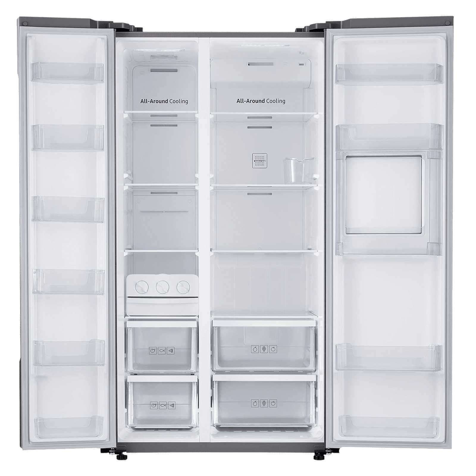 SAMSUNG 845 Litres Frost Free Side by Side Refrigerator with Anti Bacteria Protector (RS82A6000SL/TL, Clean Steel)_6