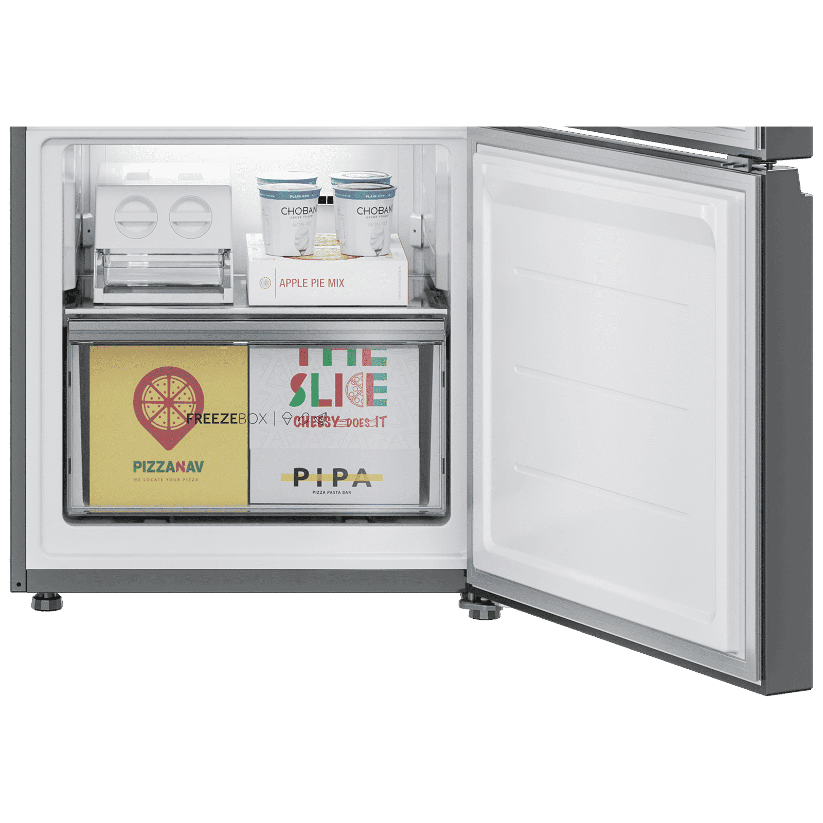 Haier 346 Litres 3 Star Frost Free Double Door Bottom Mount Convertible Refrigerator with Multi Air Flow System (HRB-3664BS-E, Brushline Silver)_10